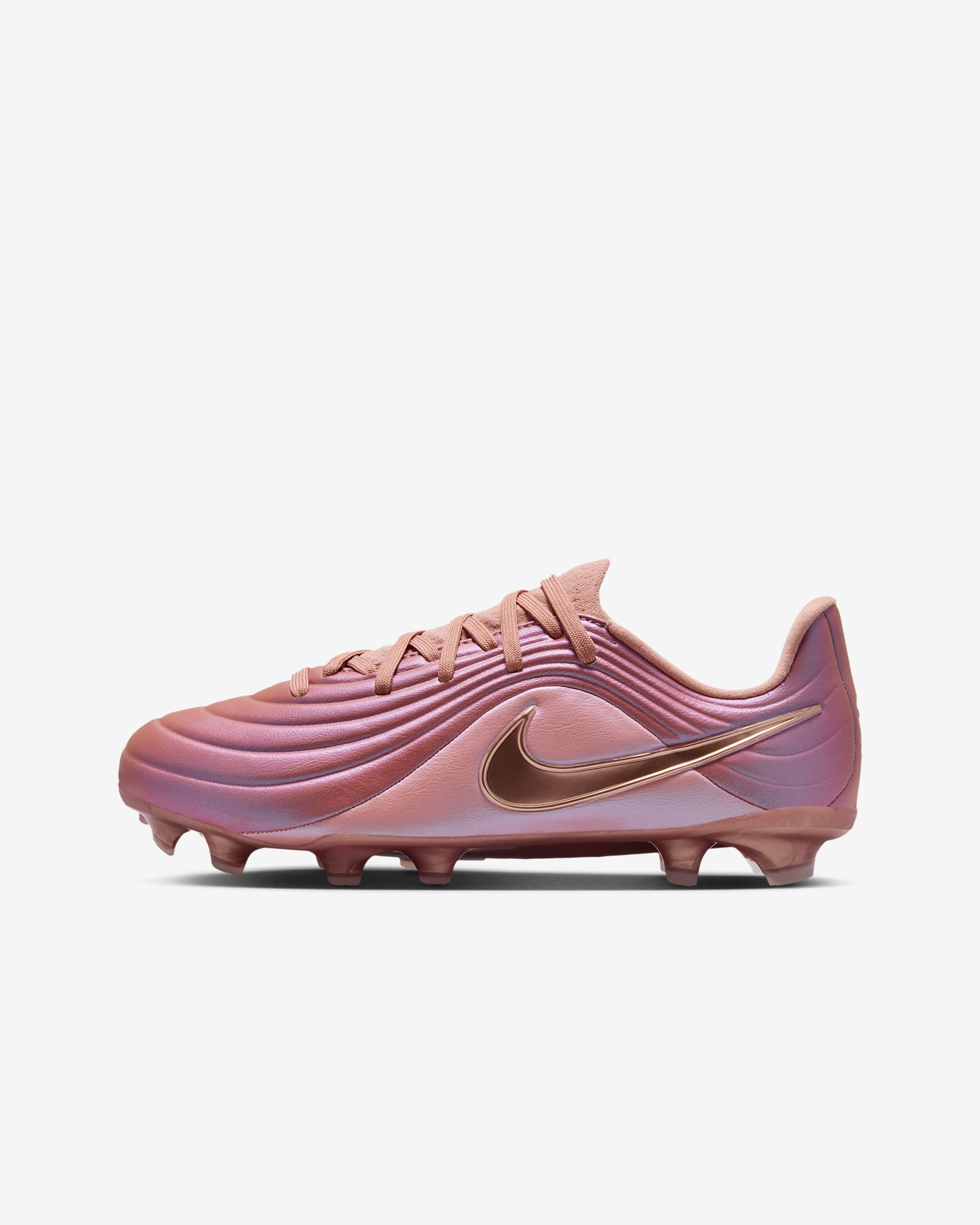 Nike Jr Tiempo Maestro Academy LE Multi-Ground Low-Top Football Boots - Metallic Red Bronze/Metallic Rose Gold
