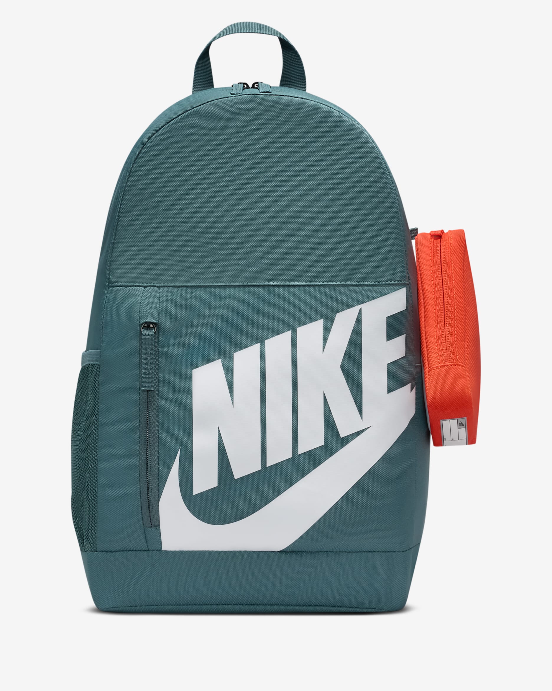 Mochila para niños talla grande (20 L) Nike Elemental - Pizarra mineral/Naranja/Blanco