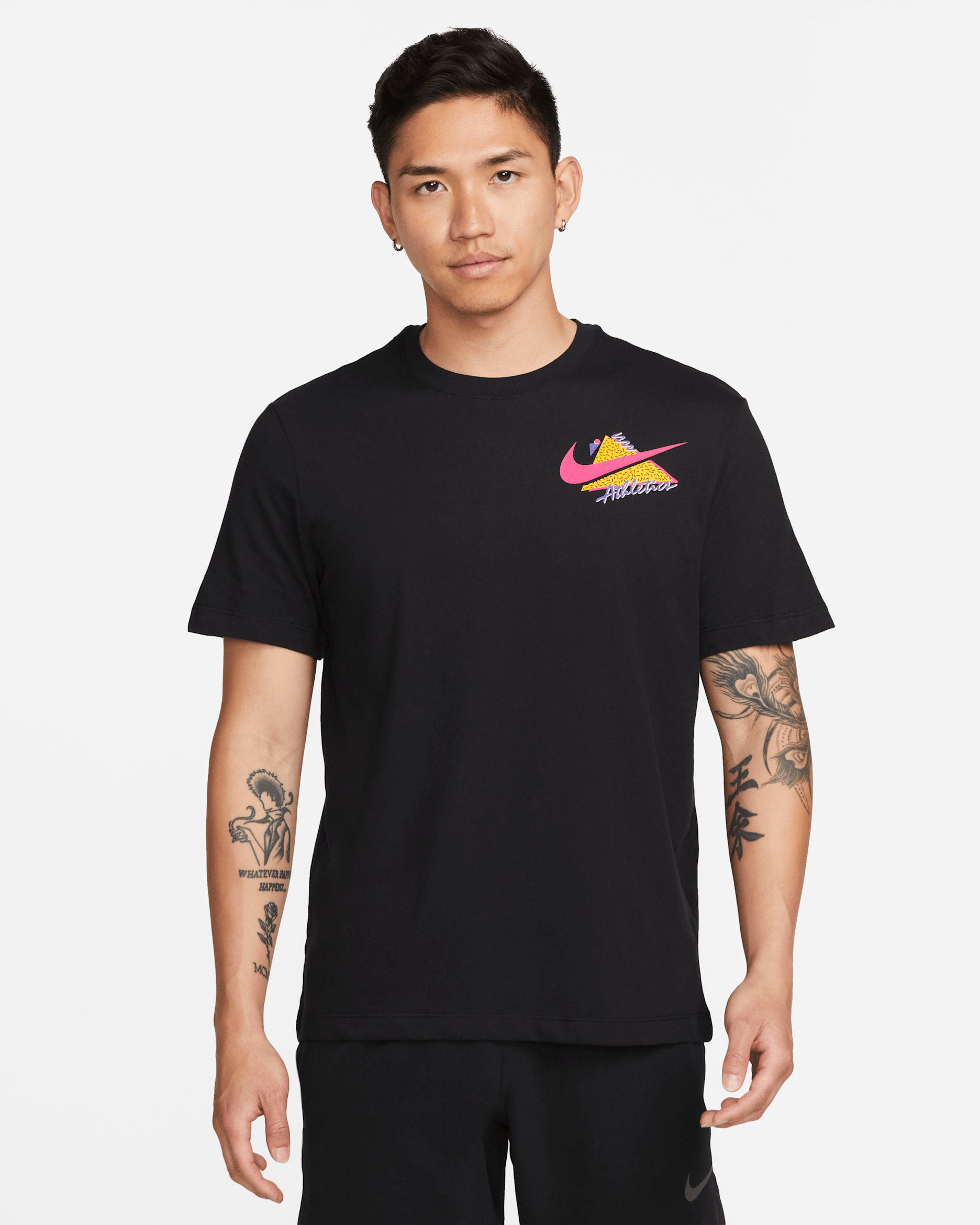 Nike Dri-FIT Men's Graphic Training T-Shirt - Black