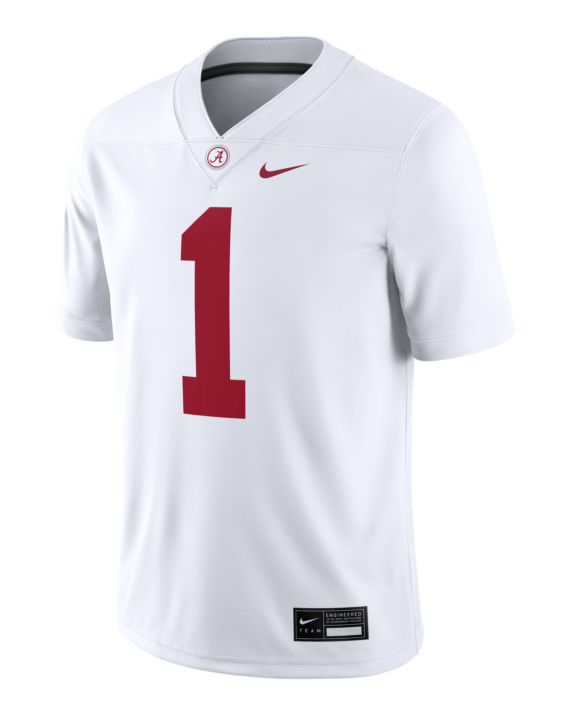 Alabama Crimson Tide Men's Nike Dri-FIT College Game Jersey - White