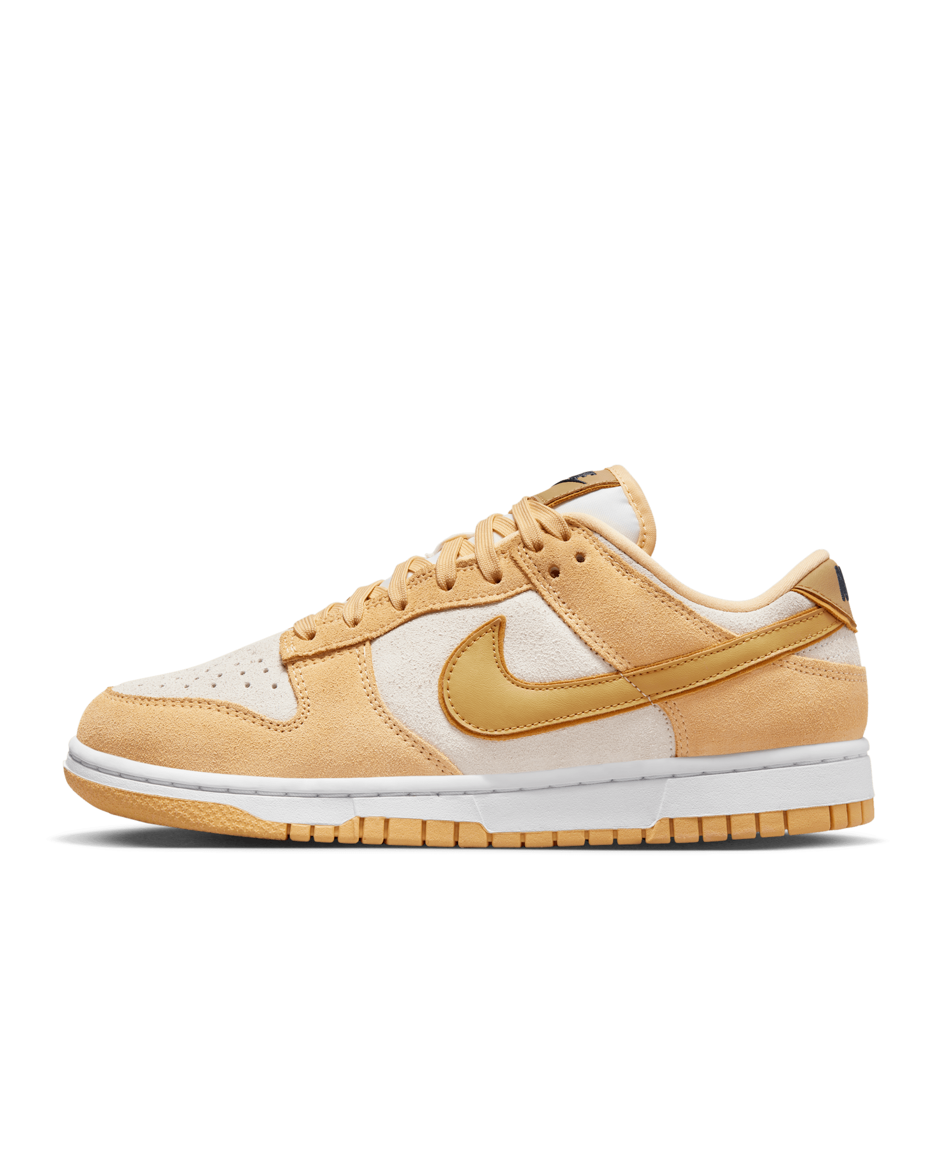 Nike Dunk Low LX Women's Shoes - Celestial Gold/Sail/Gold Suede/Wheat Gold