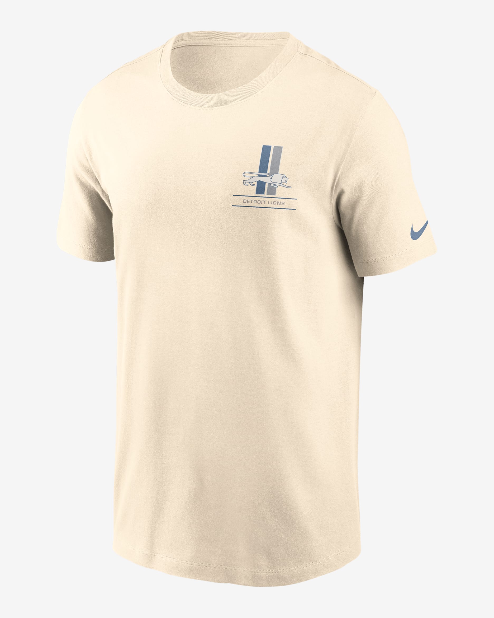 Detroit Lions Essential Vintage Mod Men's Nike NFL T-Shirt - Natural