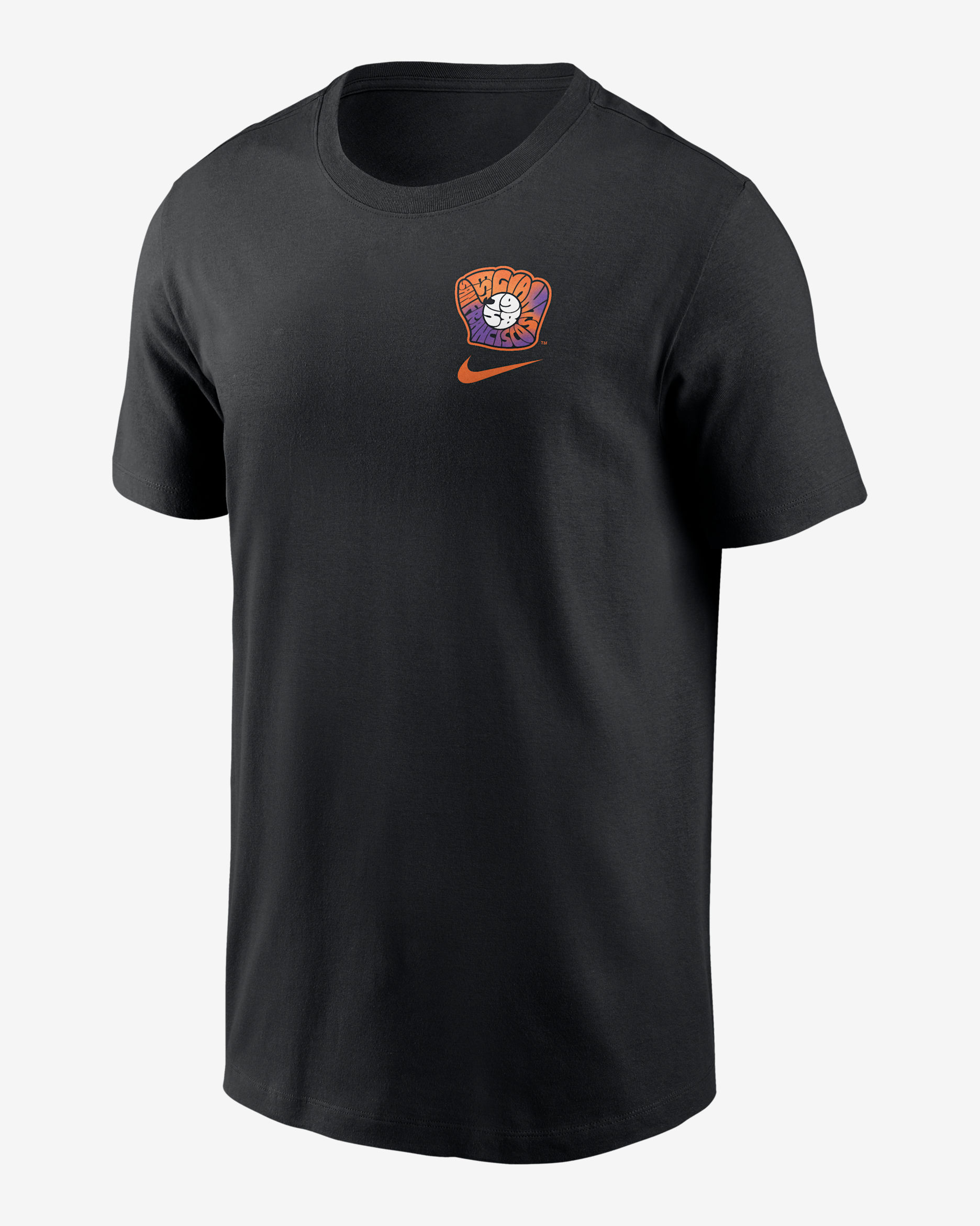 Playera Nike de la MLB para hombre San Francisco Giants City Connect 2-Hit - Negro