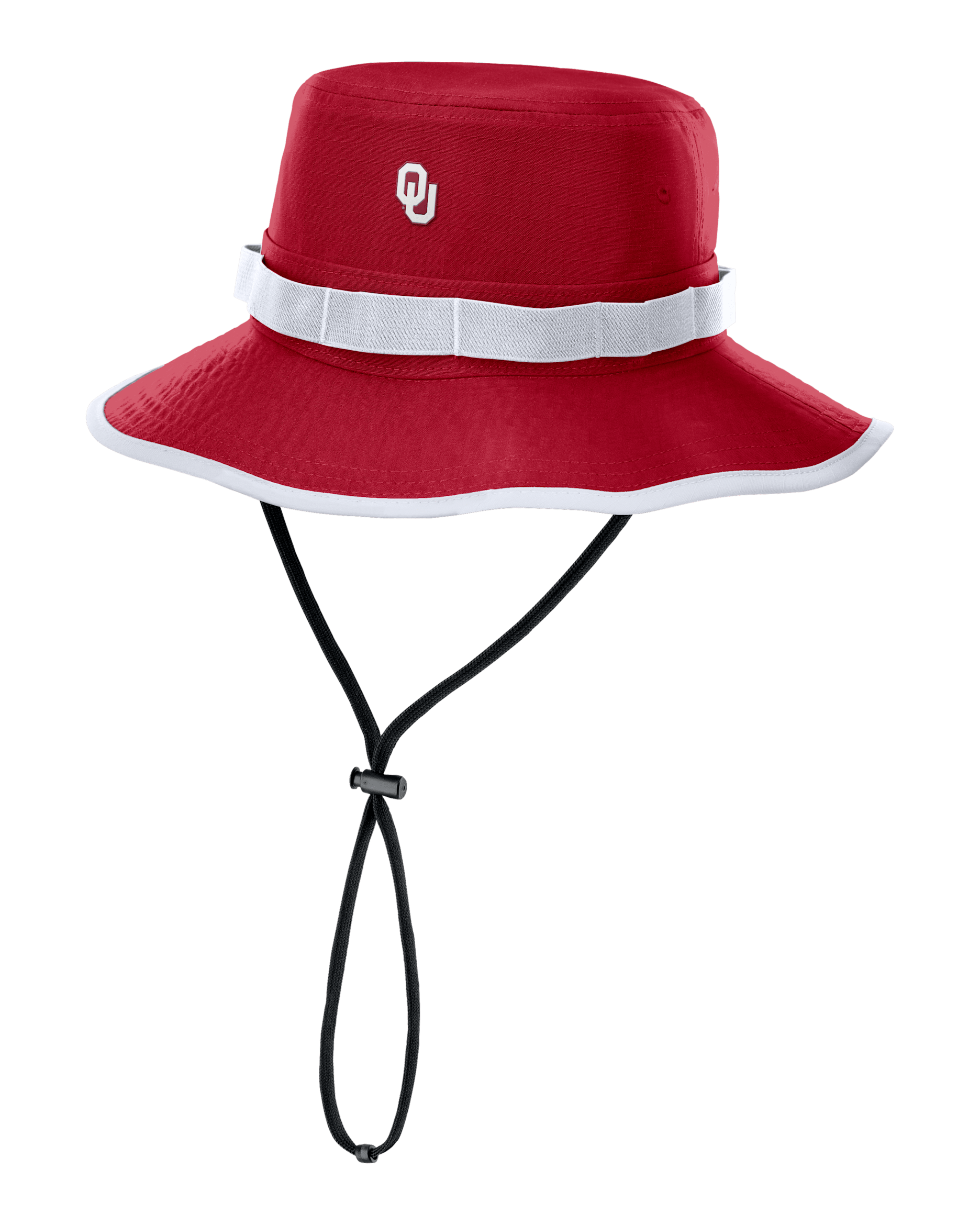 Gorro tipo pescador universitario Nike Dri-FIT para hombre Oklahoma Sideline Apex Gameday Boonie - Carmesí