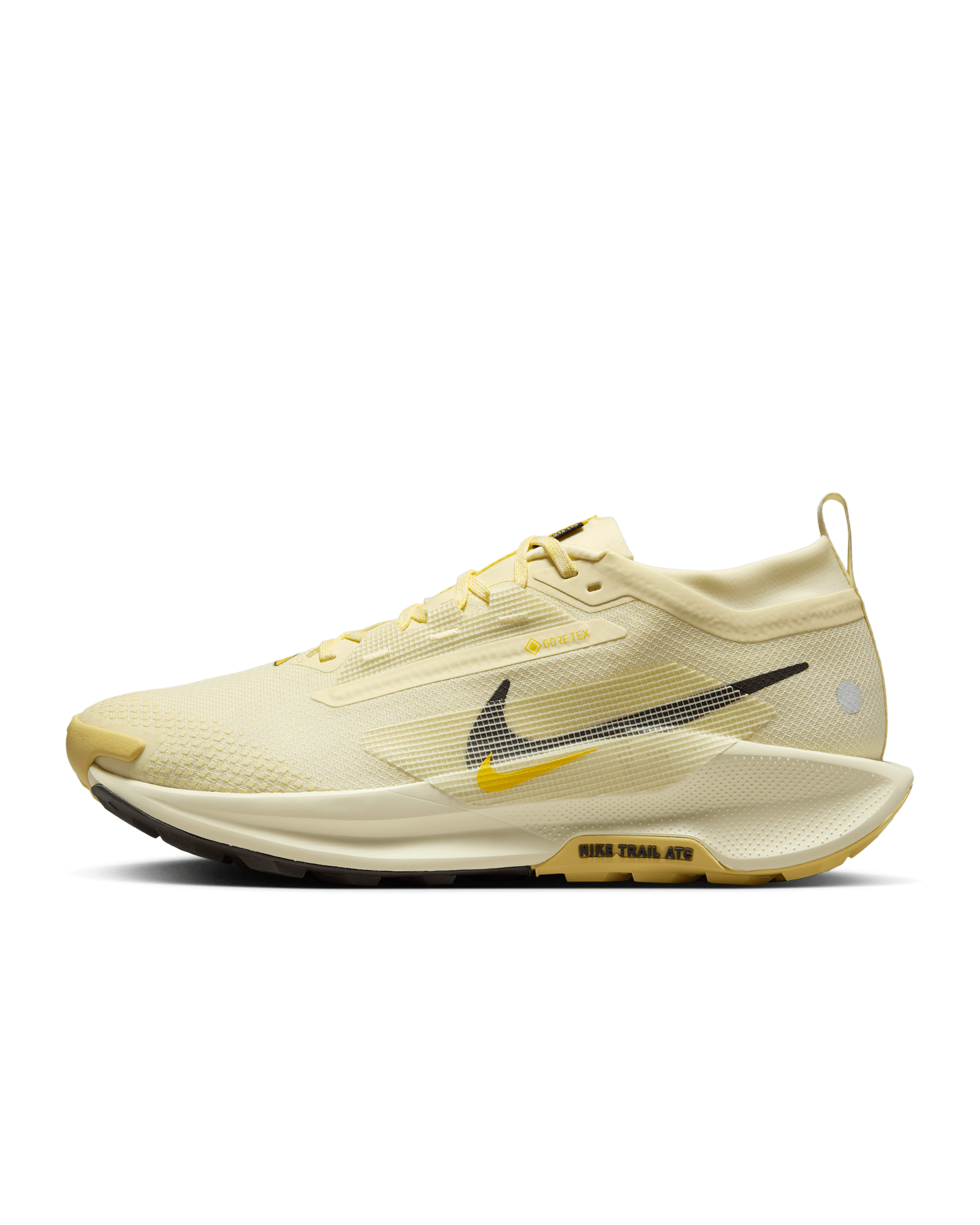 Nike Pegasus Trail 5 GORE-TEX Men's Waterproof Trail Running Shoes - Alabaster/Saturn Gold/Lightning/Medium Ash