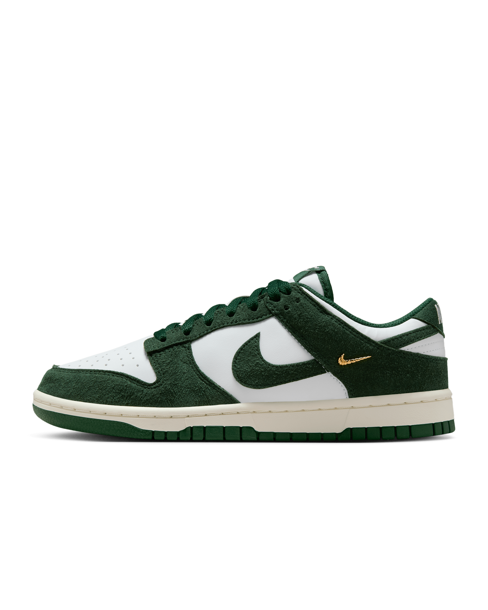 Nike Dunk Low Women's Shoes - Summit White/Sail/Metallic Gold/Gorge Green