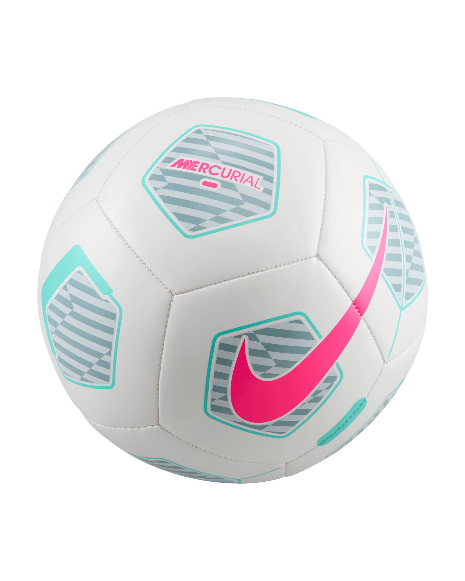 Balón de fútbol Nike Mercurial Fade - Blanco/Cubo océano/Avalancha rosa