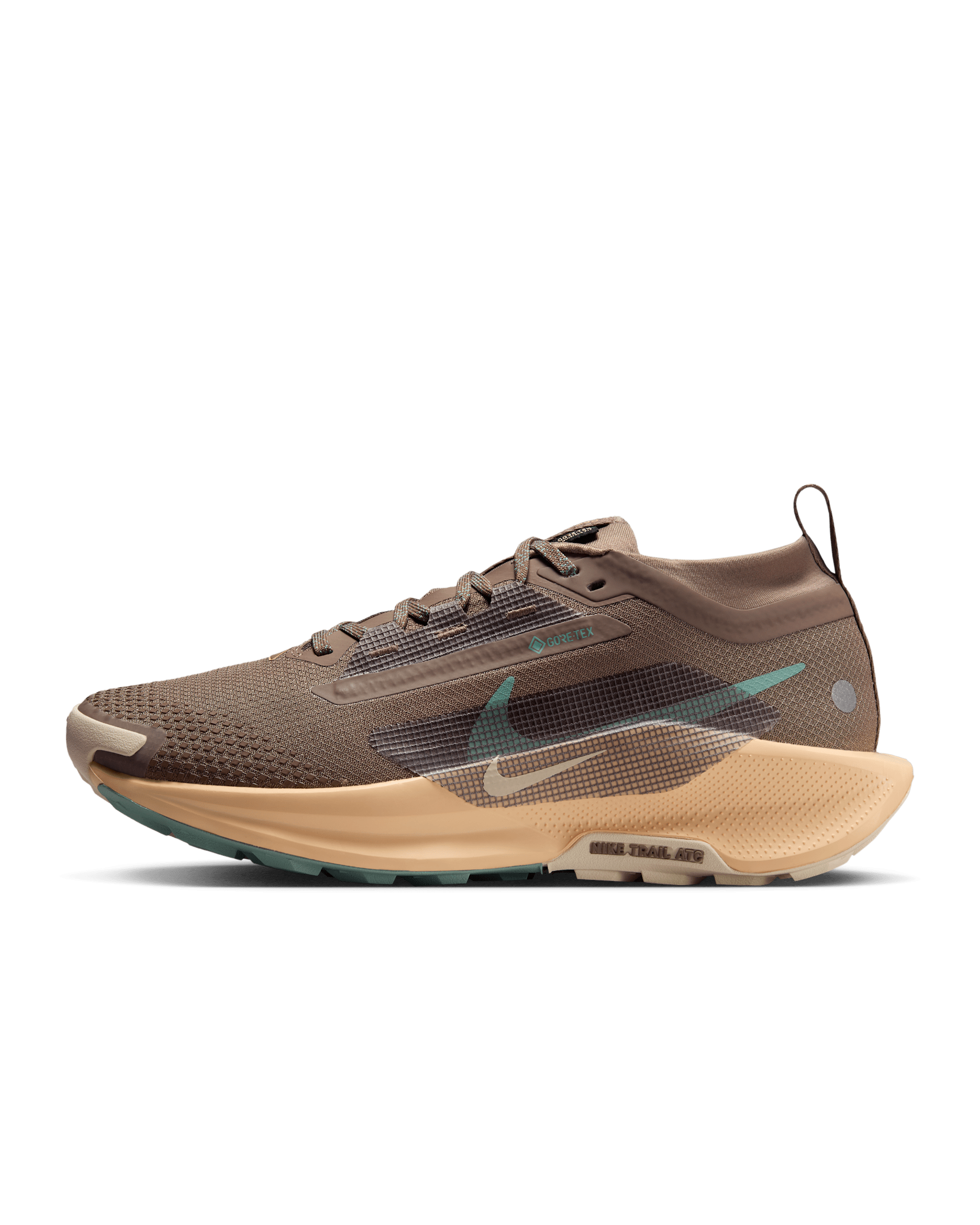 Nike Pegasus Trail 5 GORE-TEX Women's Waterproof Trail Running Shoes - Mink Brown/Orange Chalk/Pearl White/Cannon