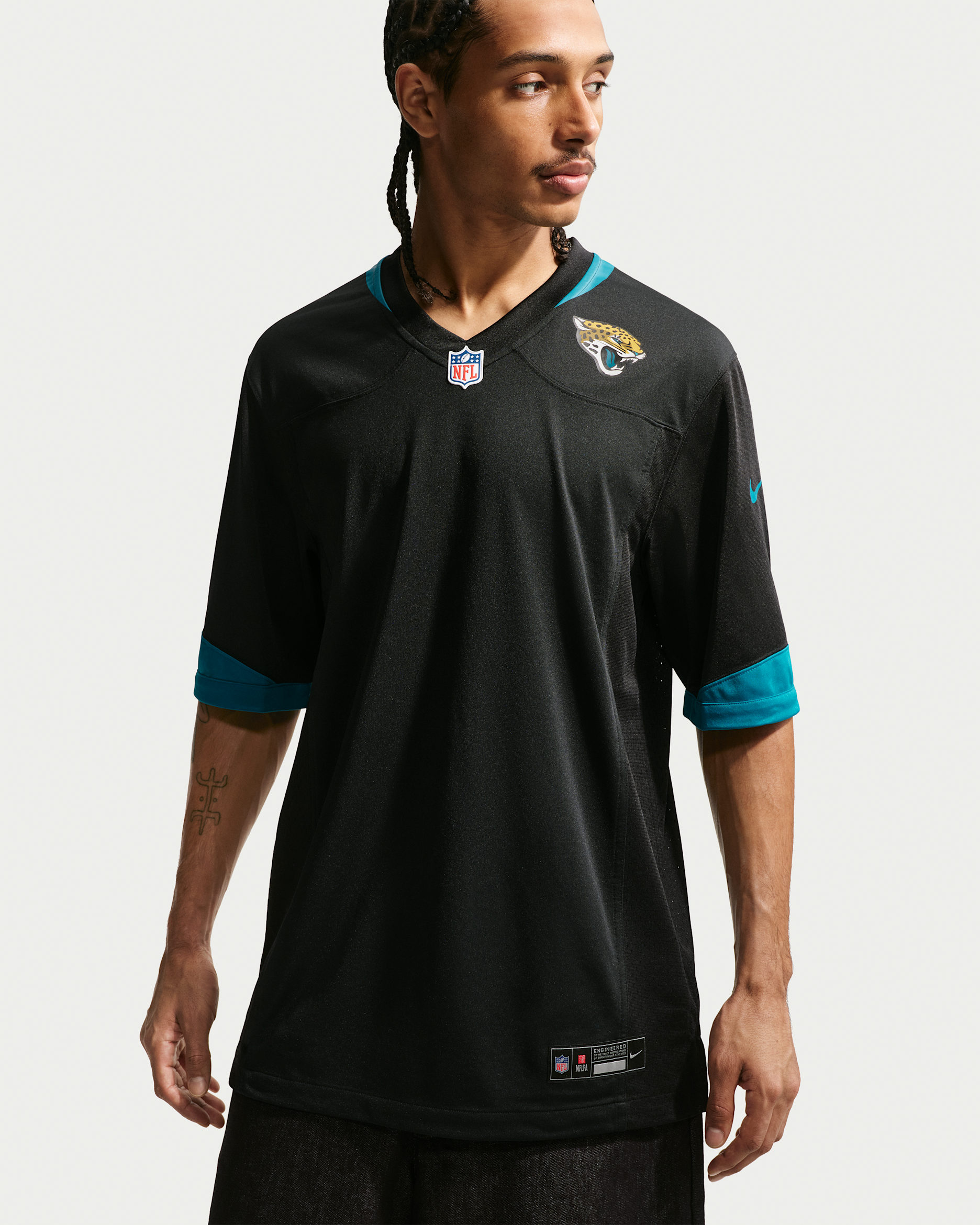 Jersey de juego Nike para hombre Jacksonville Jaguars - Negro