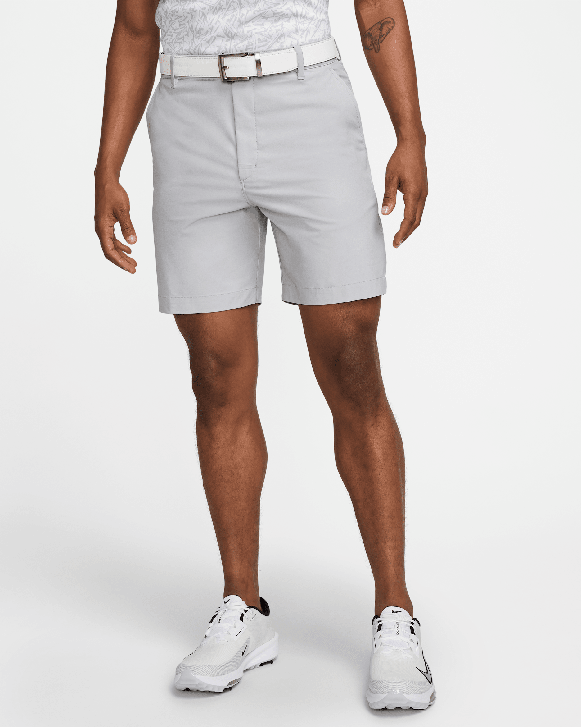 Shorts de golf Dri-FIT de 18 cm para hombre Nike Victory  - Gris lobo/Blanco/Gris lobo