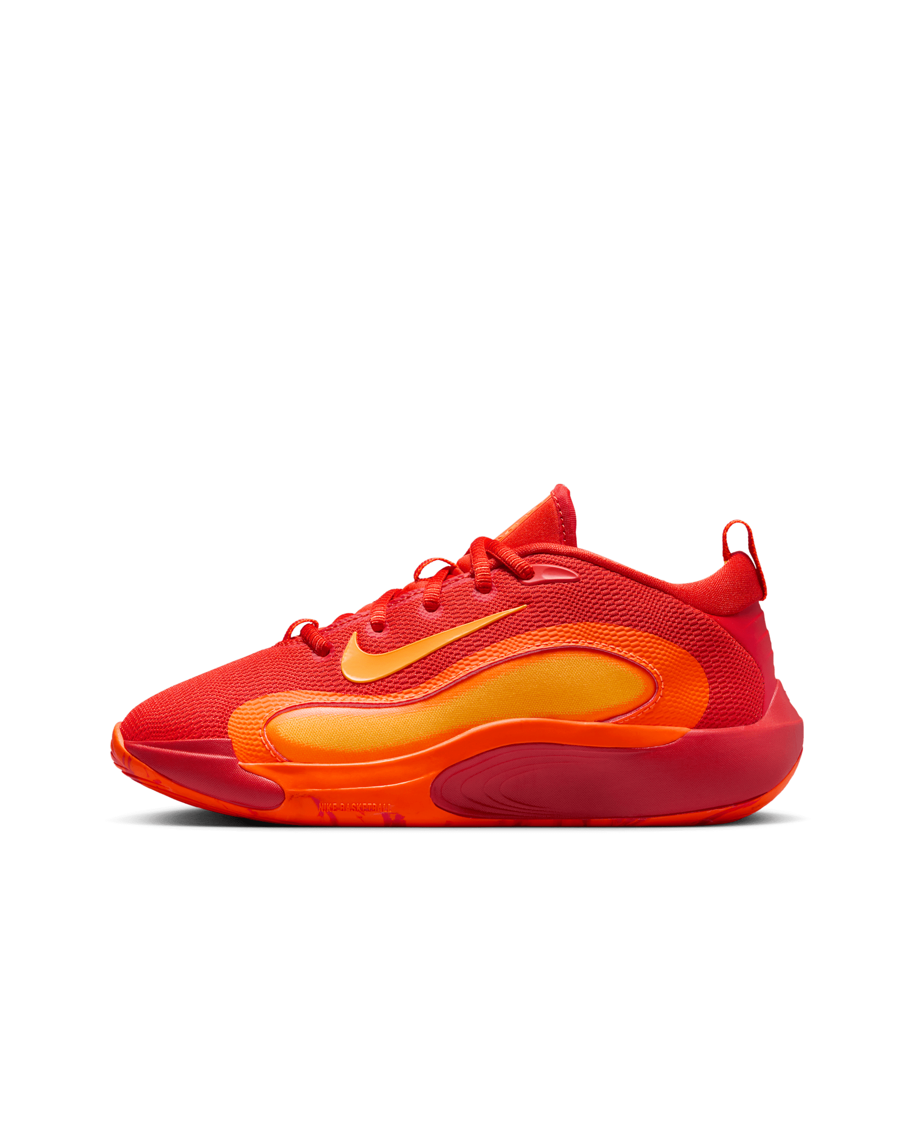Nike IsoFly Big Kids' Basketball Shoes - Team Orange/Total Orange/White/Laser Orange