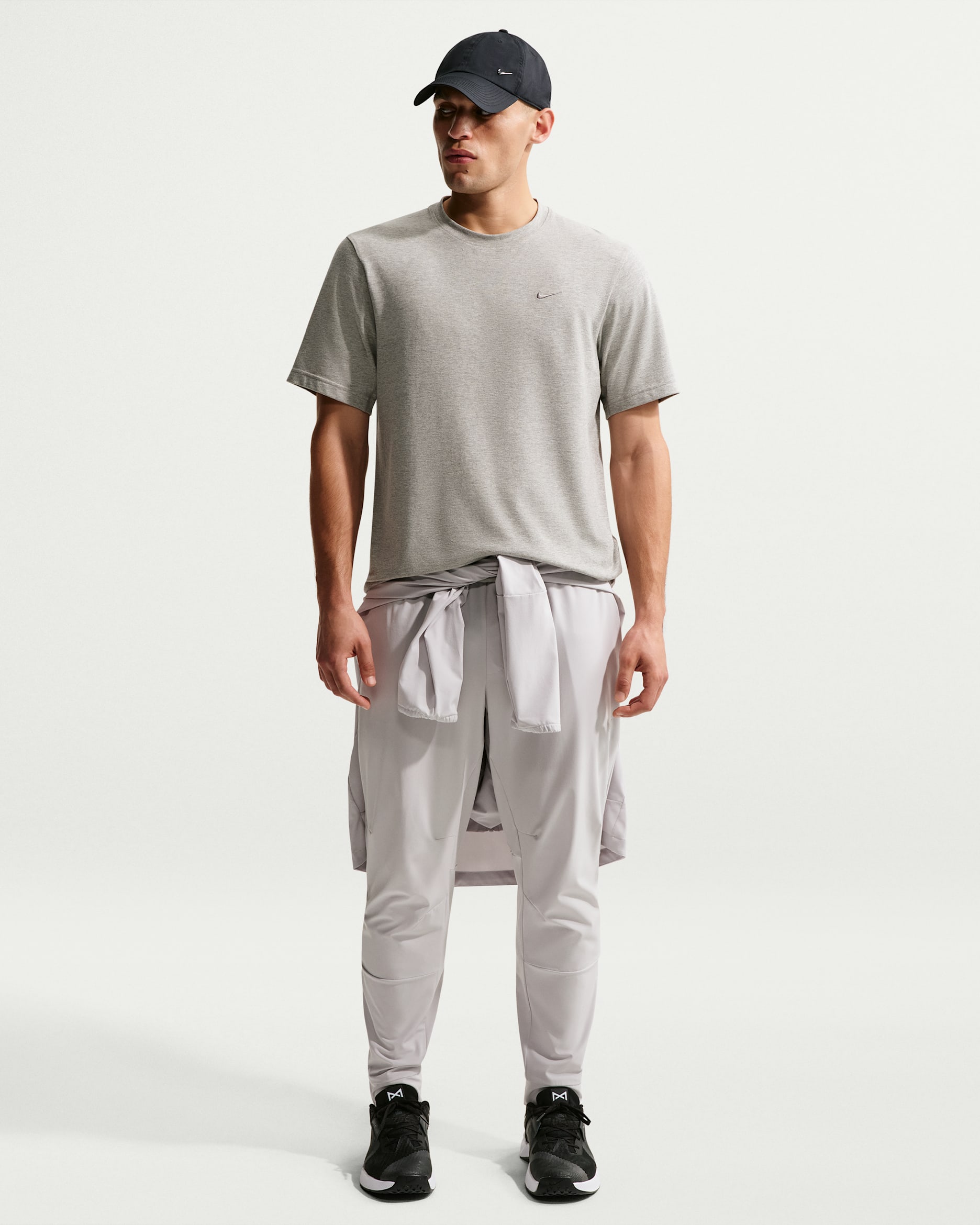 Pantalon avec ouvertures à zip Nike Dri-FIT Unlimited pour homme - Grey Fog/Noir/Grey Fog