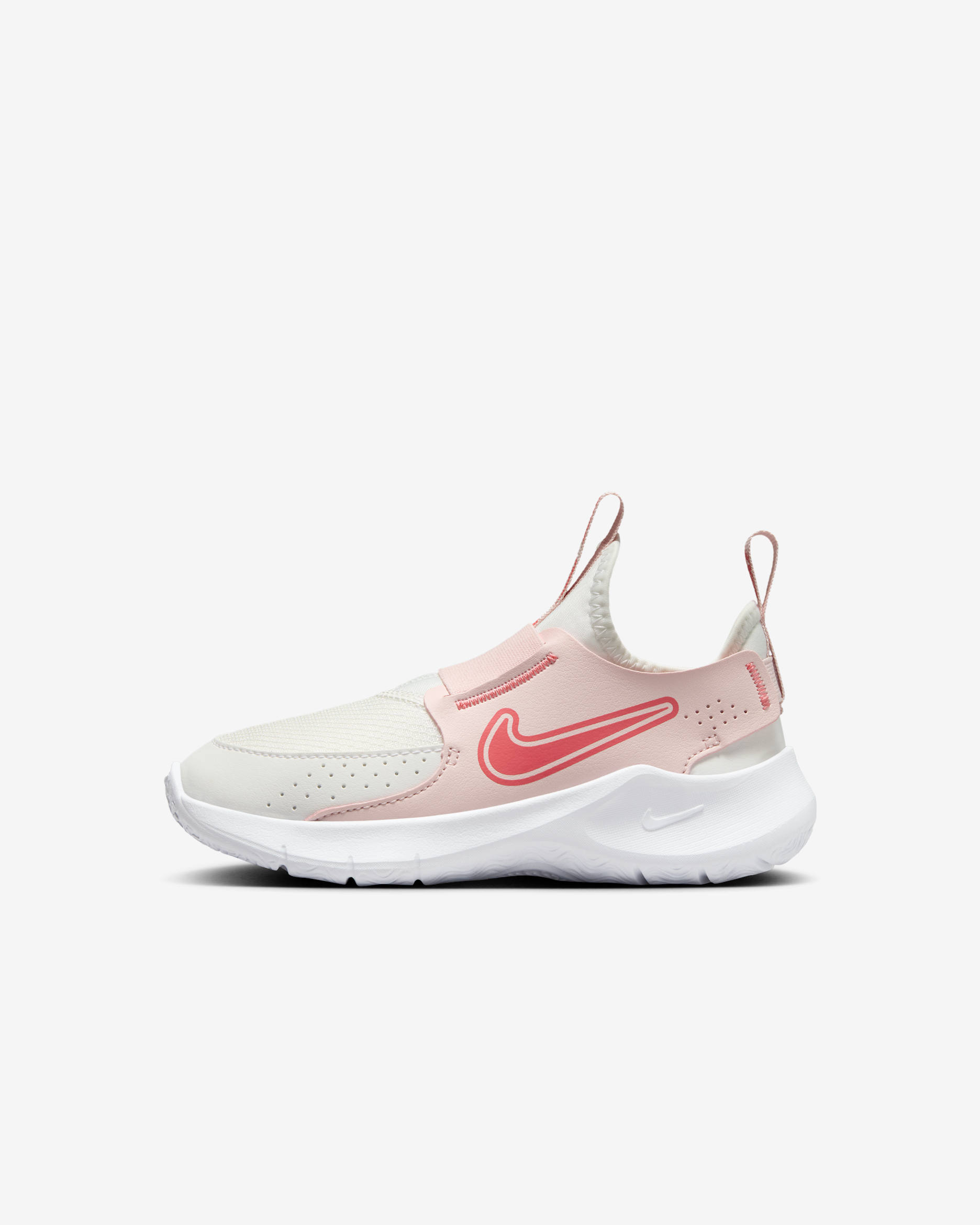 Nike Flex Runner 3 Younger Kids' Shoes - Summit White/Echo Pink/Magic Ember