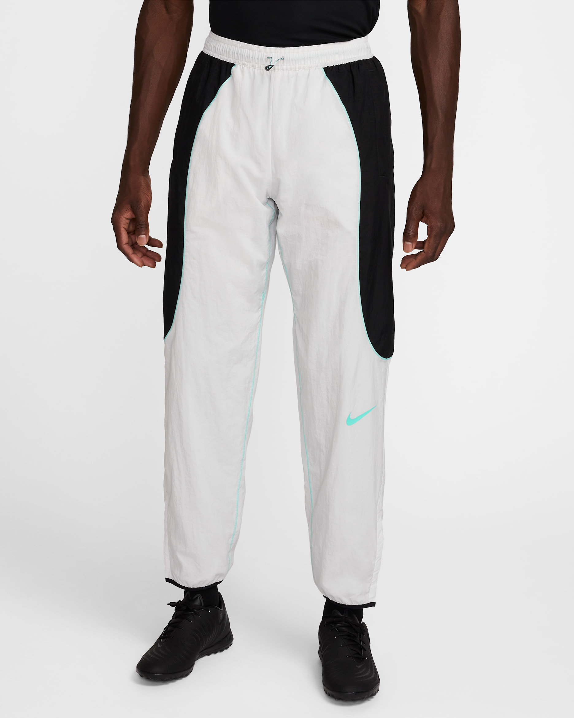 Nike Strike+ Men's Water-Repellent Soccer Pants - Photon Dust/Black/Dynamic Turquoise/Dynamic Turquoise