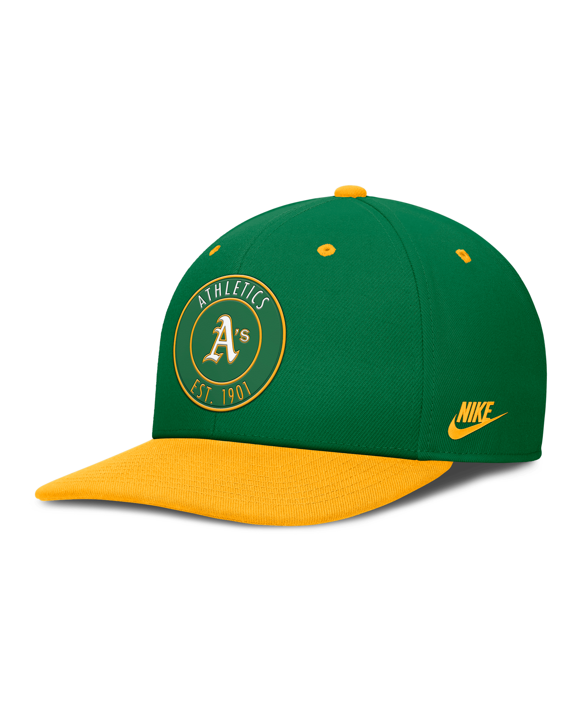 Oakland Athletics Cooperstown Pro Men's Nike Dri-FIT MLB Adjustable Hat - Pine Green