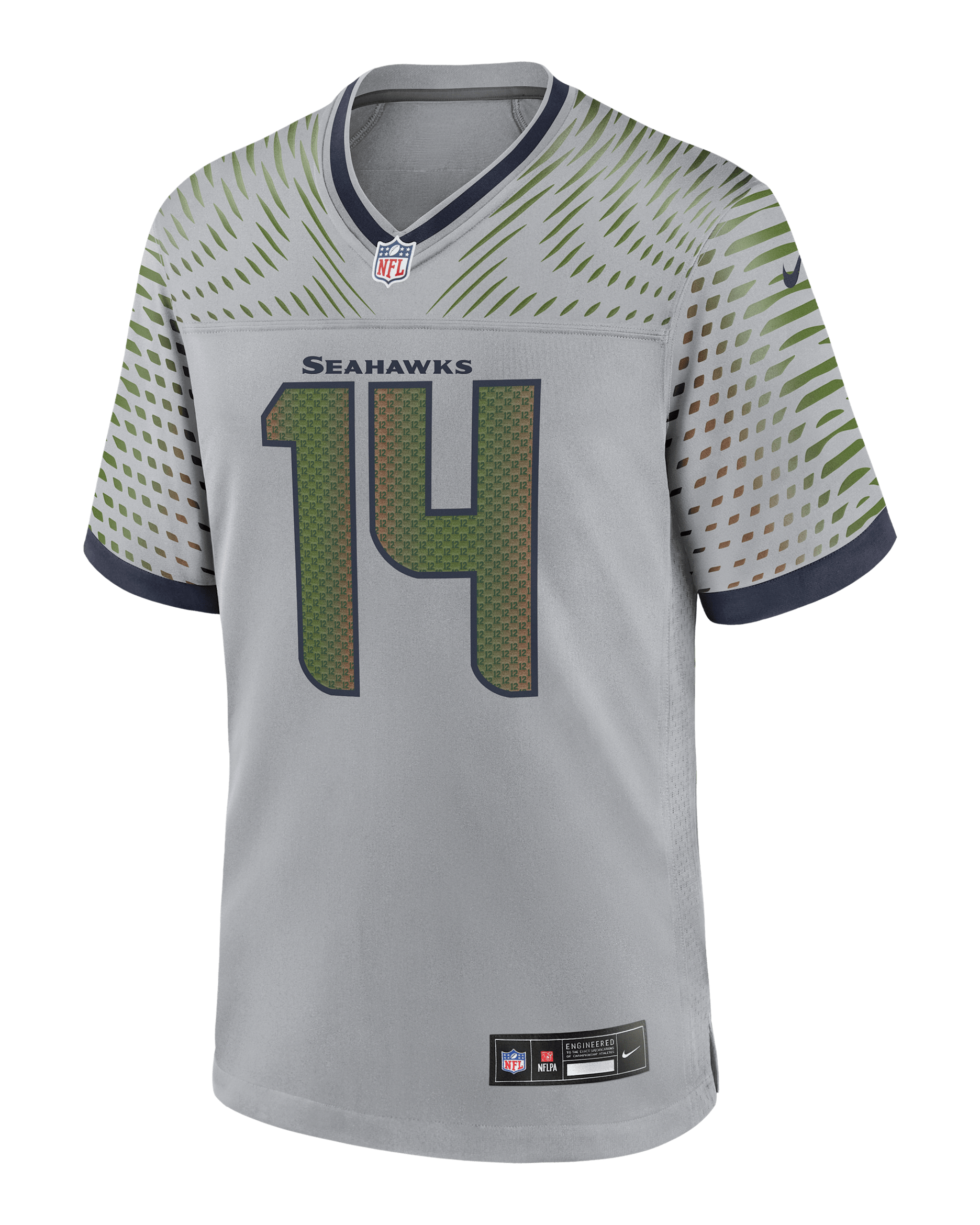 Sam Darnold Seattle Seahawks Rivalries Collection Men’s Nike NFL Game Jersey - Grey