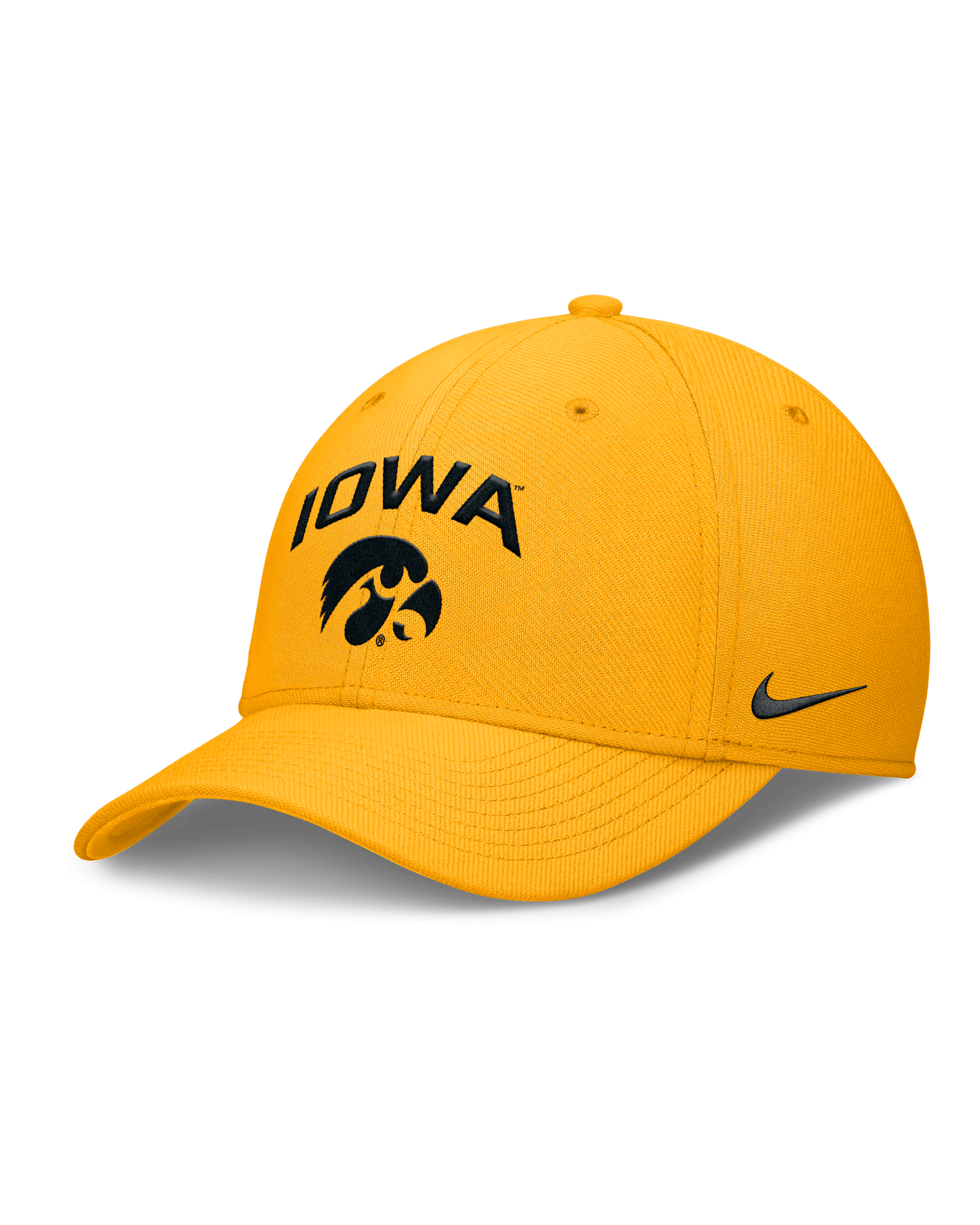 Iowa On-Field Rise Swoosh Men's Nike Dri-FIT College Hat - Gold