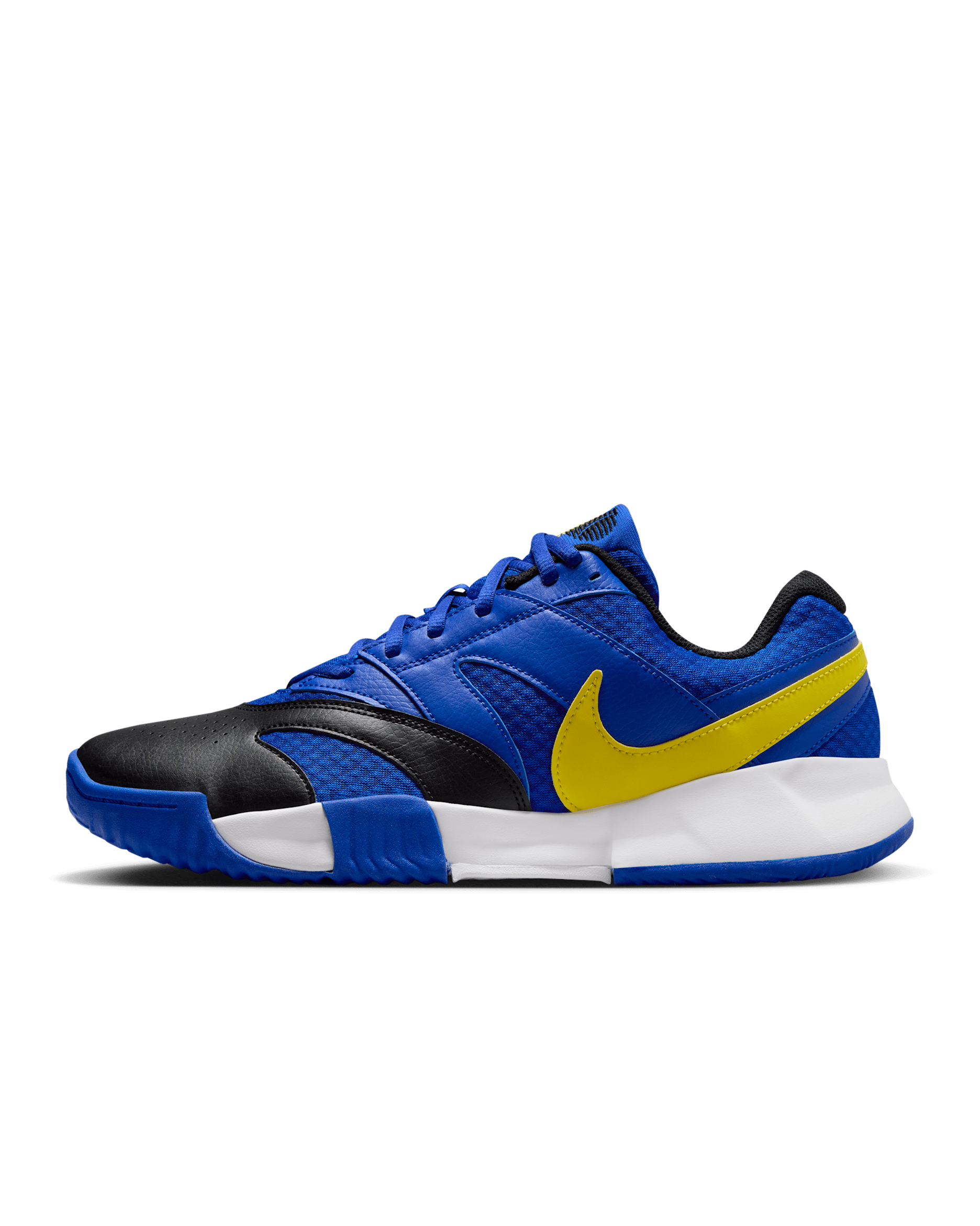 NikeCourt Lite 4 Herren-Tennisschuh für Sandplätze - Racer Blue/Weiß/Schwarz/Lightning