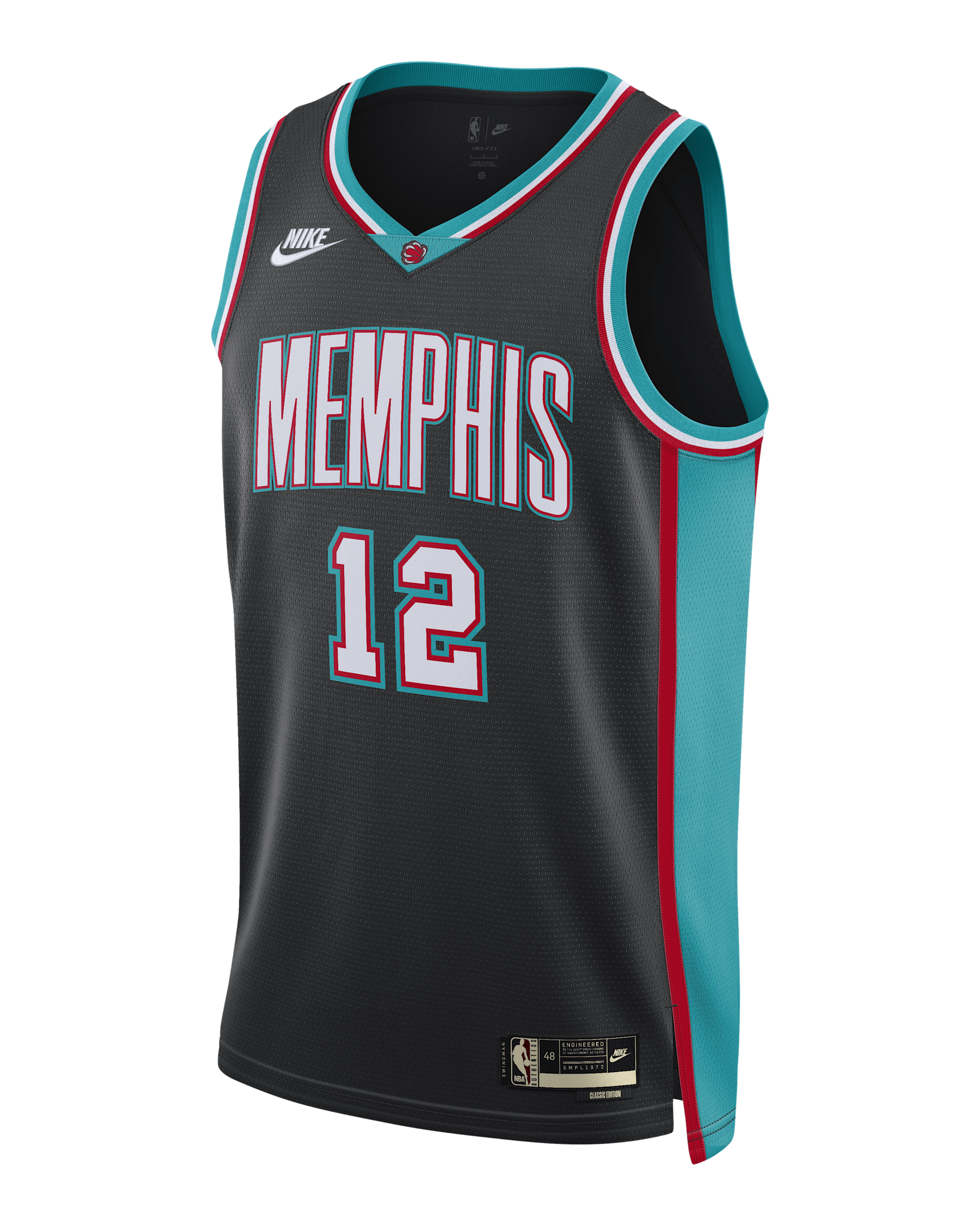 Memphis Grizzlies 2025/26 Hardwood Classics Men's Nike Dri-FIT NBA Swingman Jersey - Black