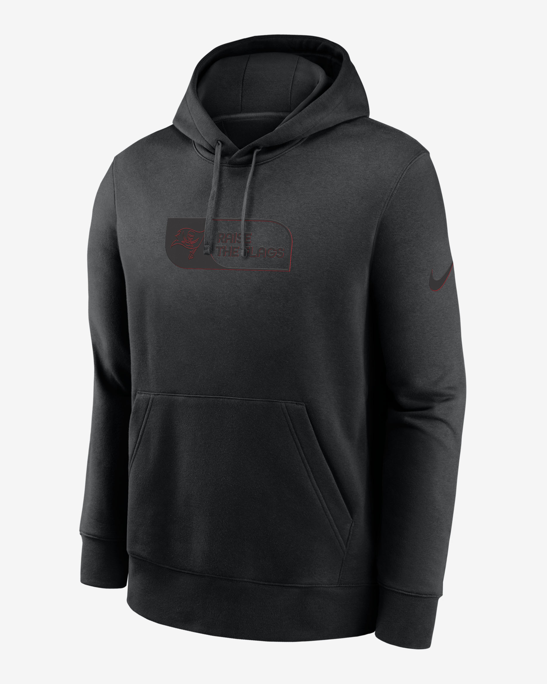 Sudadera con gorro sin cierre Nike de la NFL para hombre Tampa Bay Buccaneers Edge - Negro