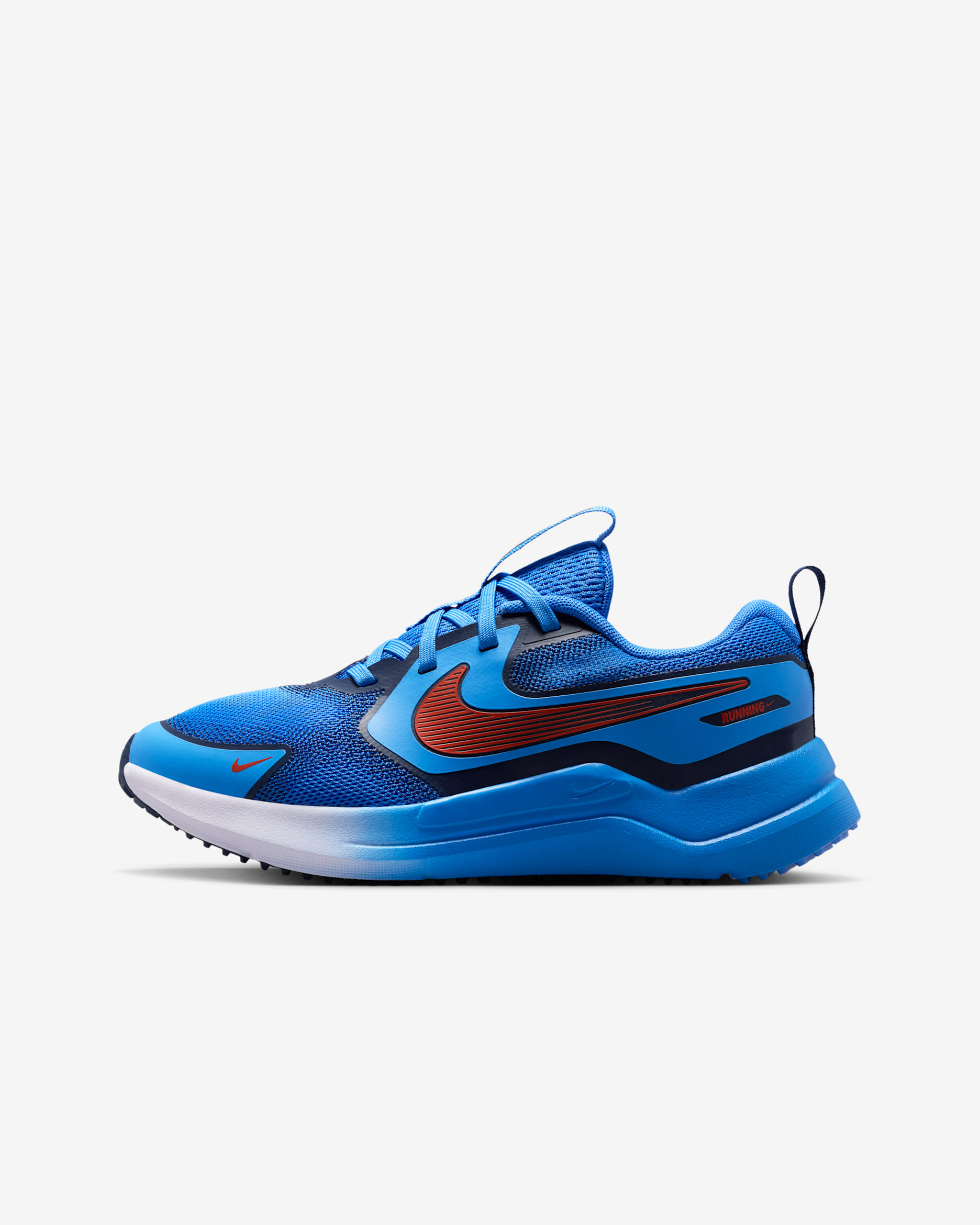 Nike Cosmic Runner Big Kids' Running Shoes - Blue Crystal/Midnight Navy/Picante Red