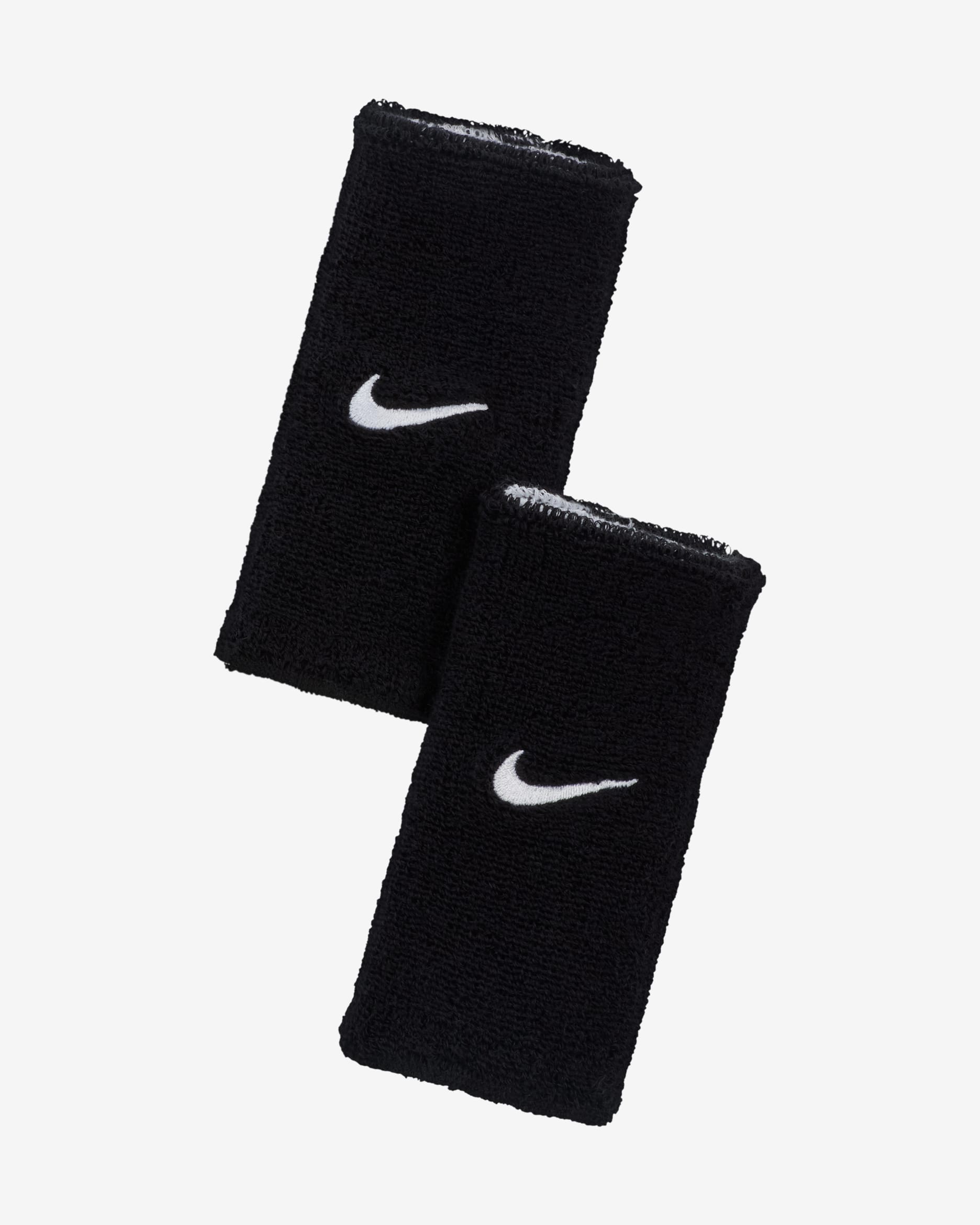 Nike Swoosh Classic Reversible Wristbands (2-Pack) - Black