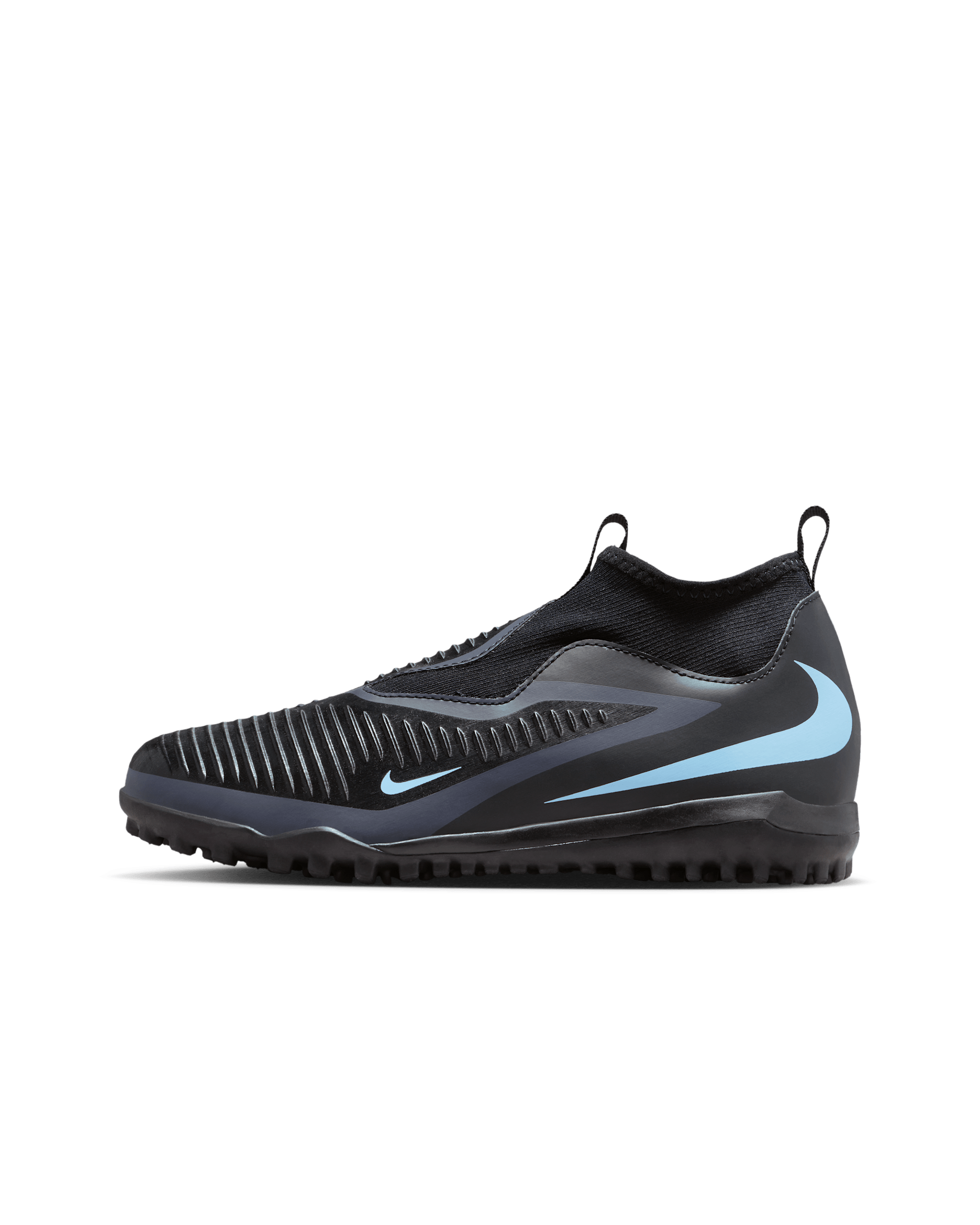 Chaussure de foot pour surface synthétique Nike Jr. Phantom 6 High Academy pour ado - Noir/Noir