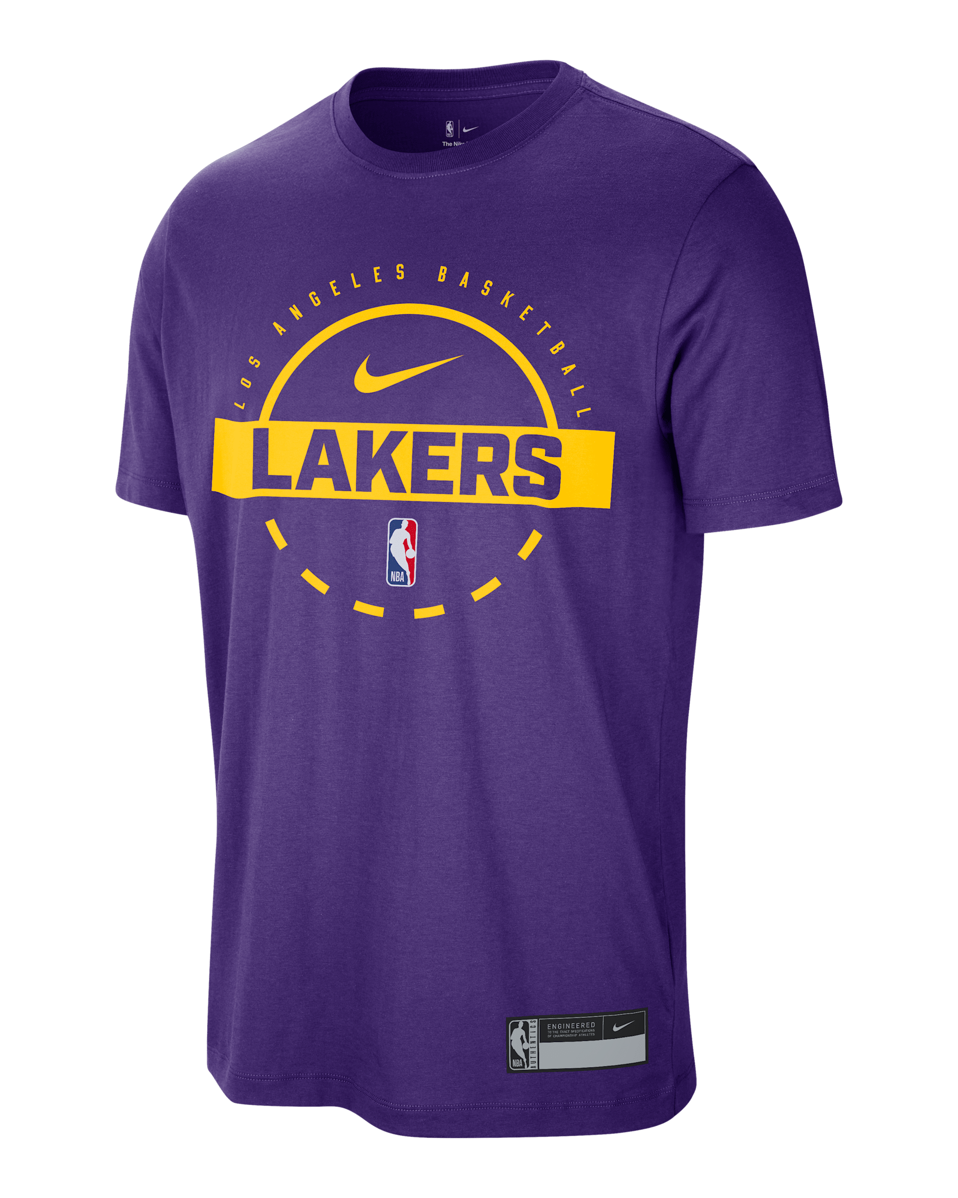 Los Angeles Lakers Authentics Camiseta de entrenamiento Dri-FIT Nike de la NBA - Hombre - Field Purple