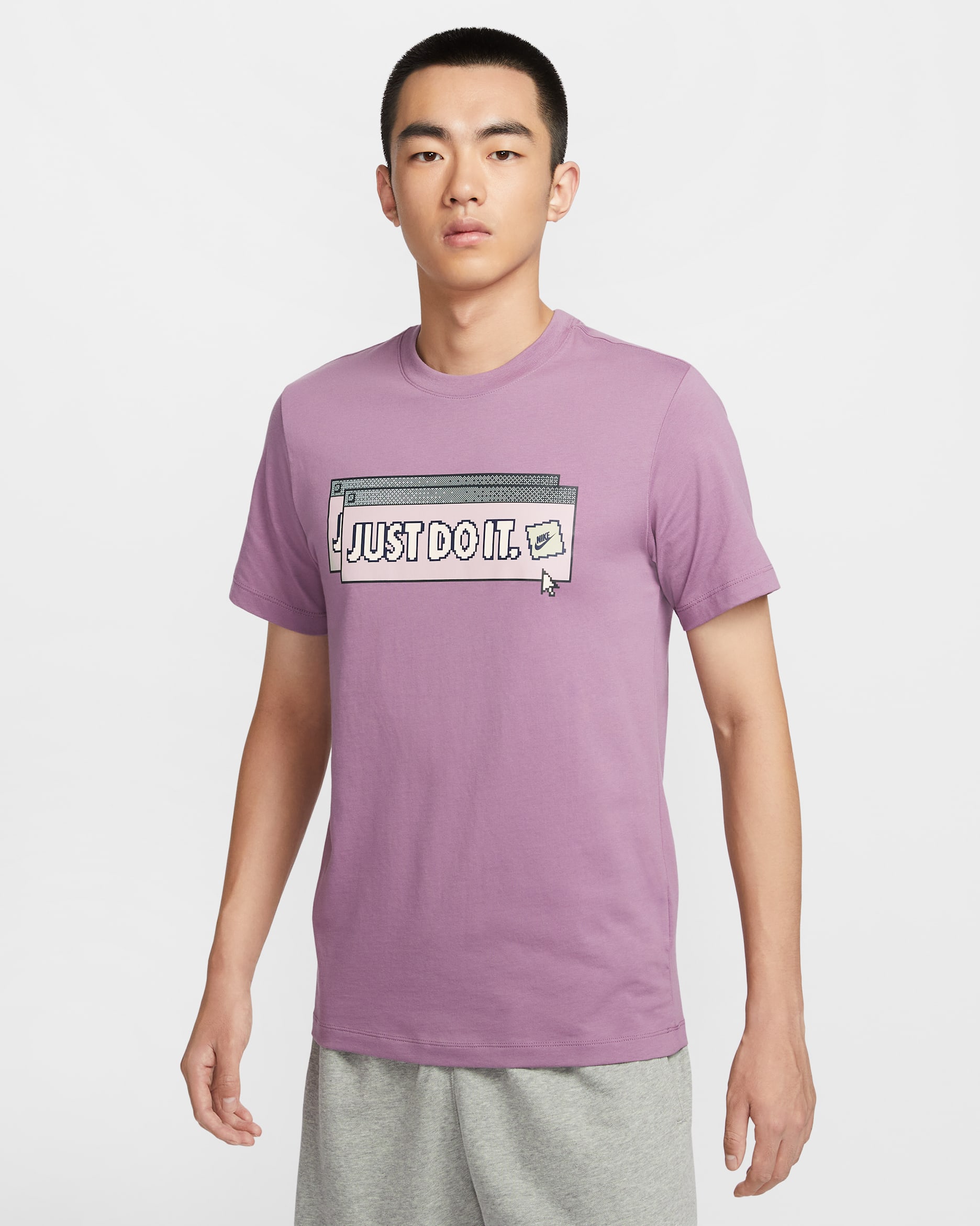 ナイキ スポーツウェア メンズ Tシャツ - バイオレットダスト