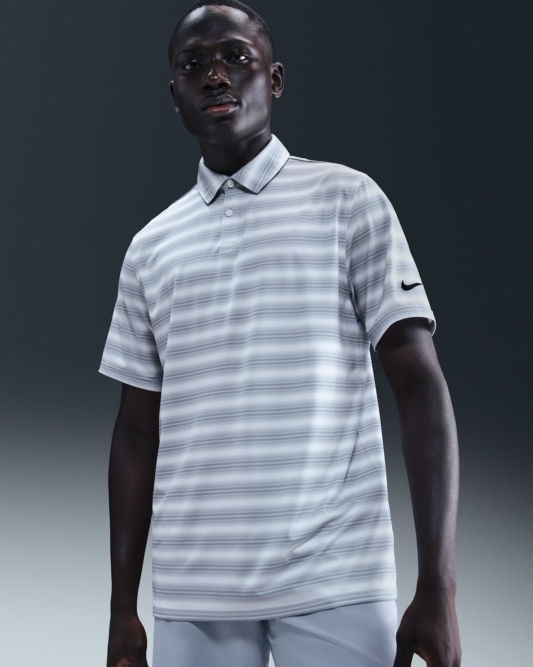 Nike Velocity Men's Dri-FIT Polo - White/White/Black