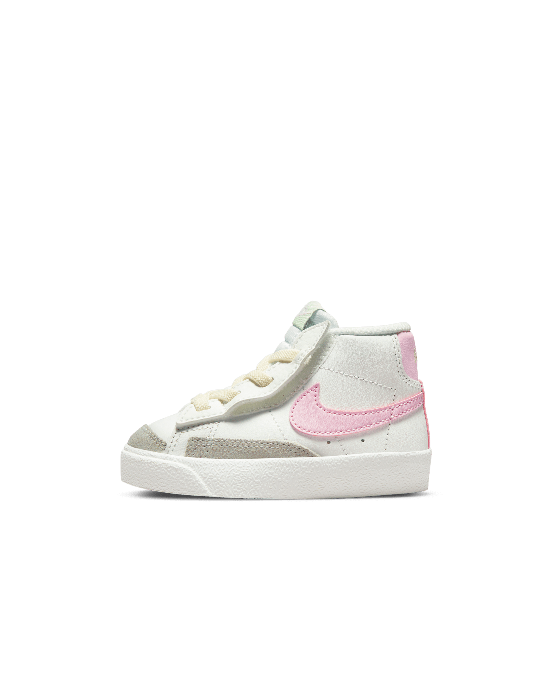 Nike Blazer Mid '77 Baby/Toddler Shoes - Summit White/Coconut Milk/Honeydew/Pink Foam
