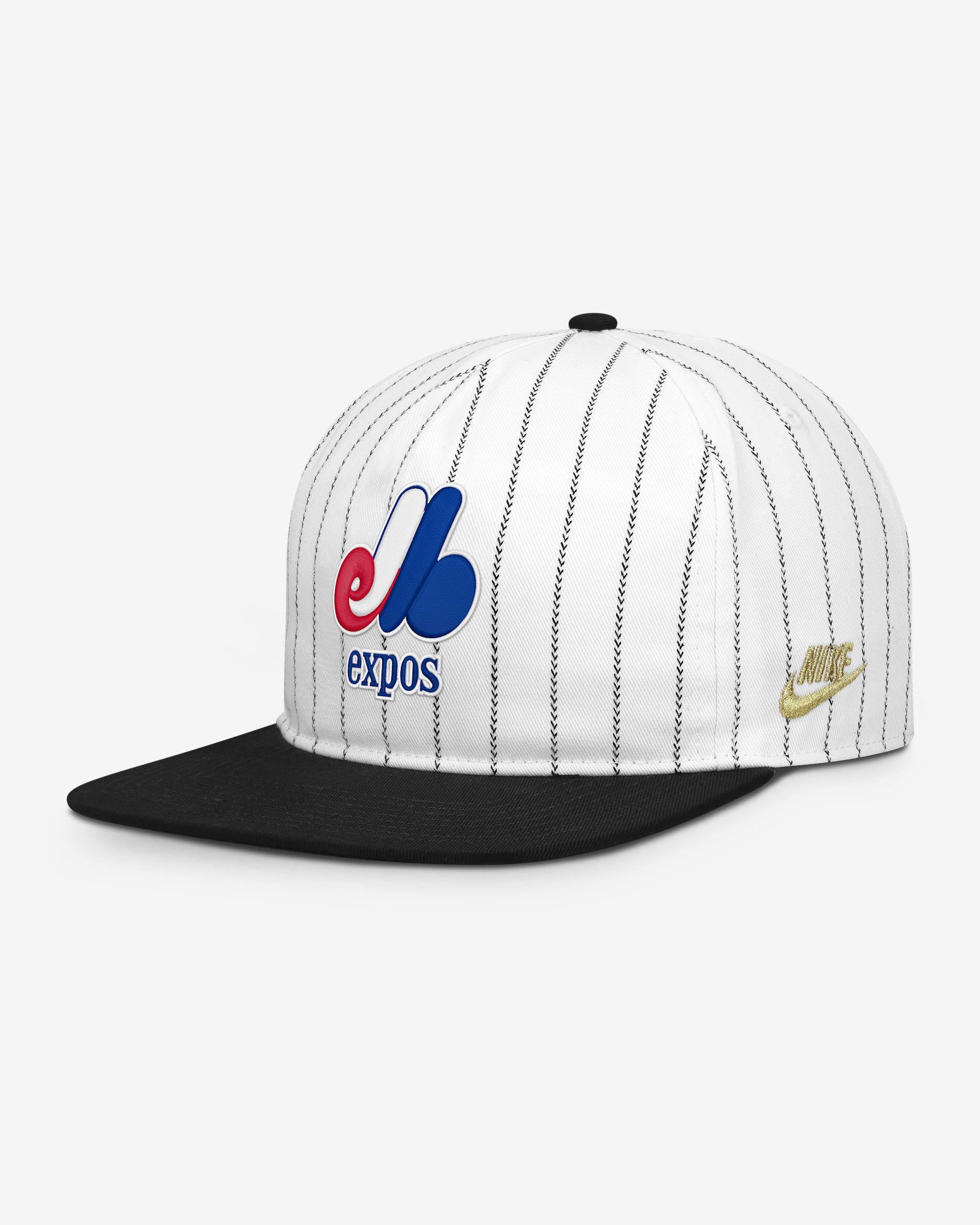Montreal Expos Pro Men's Nike MLB Adjustable Hat - White