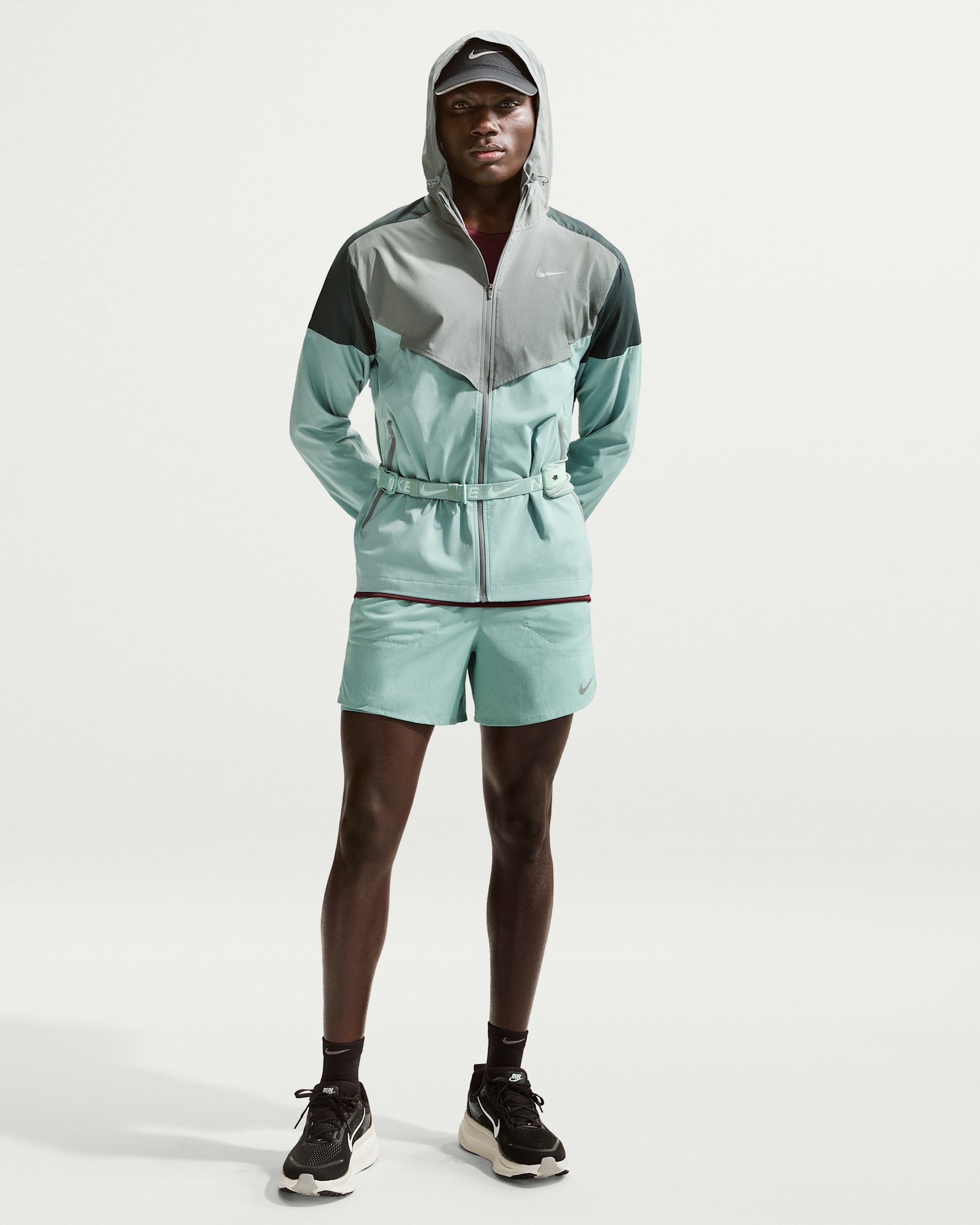 Nike Stride Men's Dri-FIT 5" 2-in-1 Running Shorts - Cannon/Cannon/Black