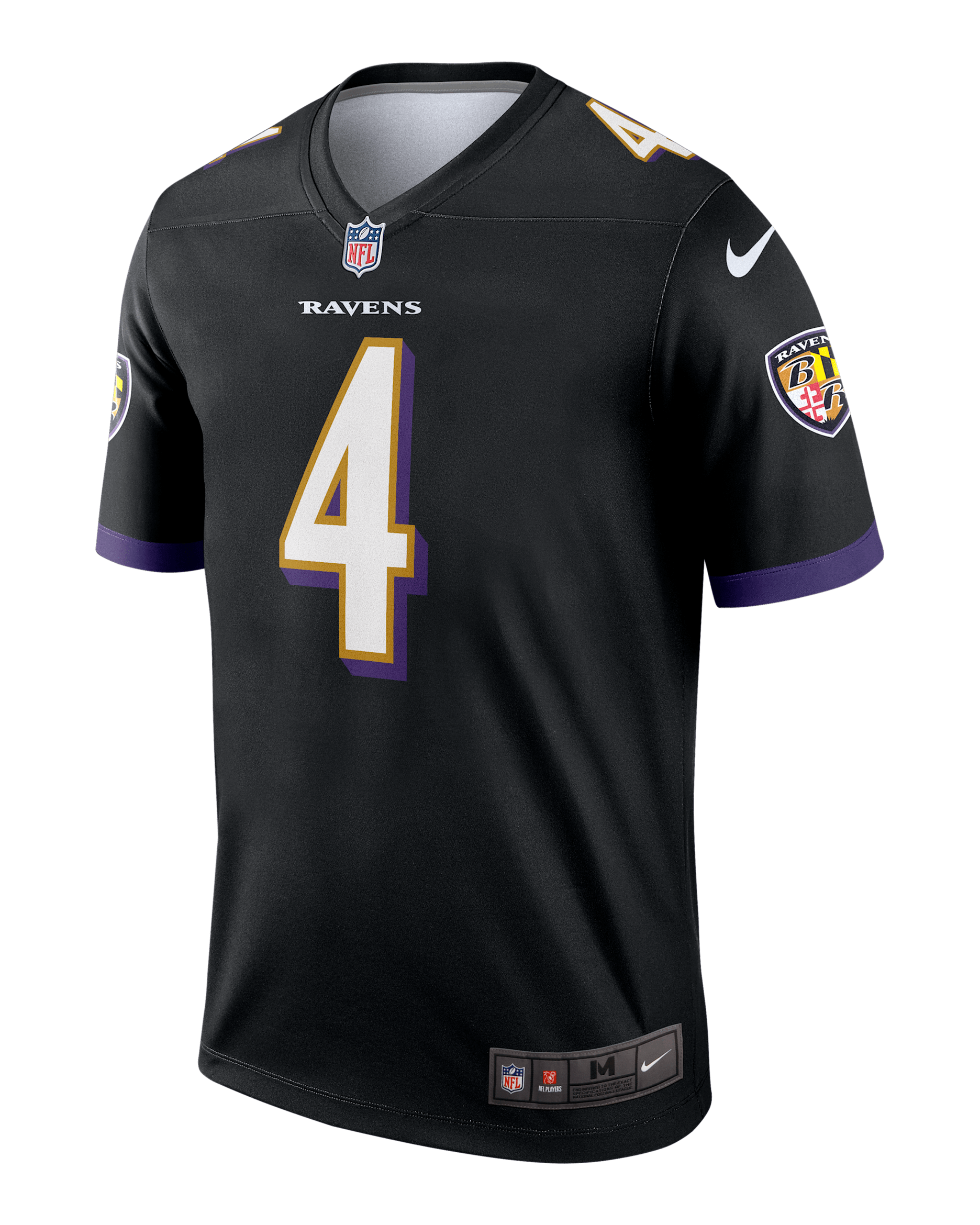 Zay Flowers Baltimore Ravens Men's Nike Dri-FIT NFL Legend Jersey - Black