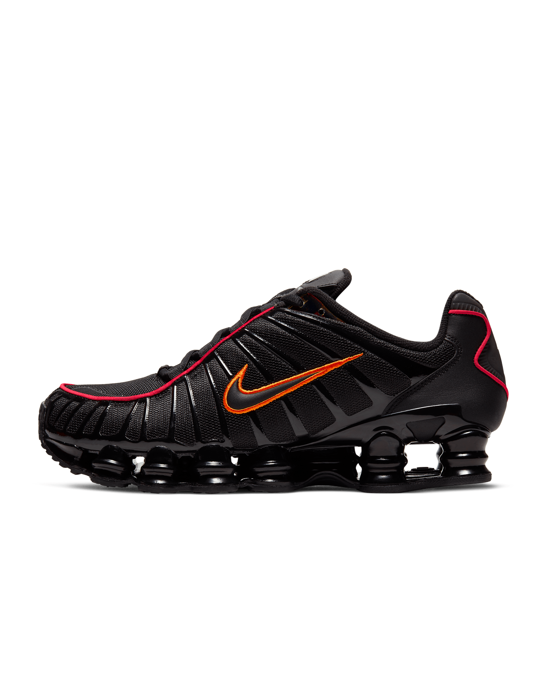 Nike Shox TL sko til herre - Svart/Magma Orange/University Red/Svart