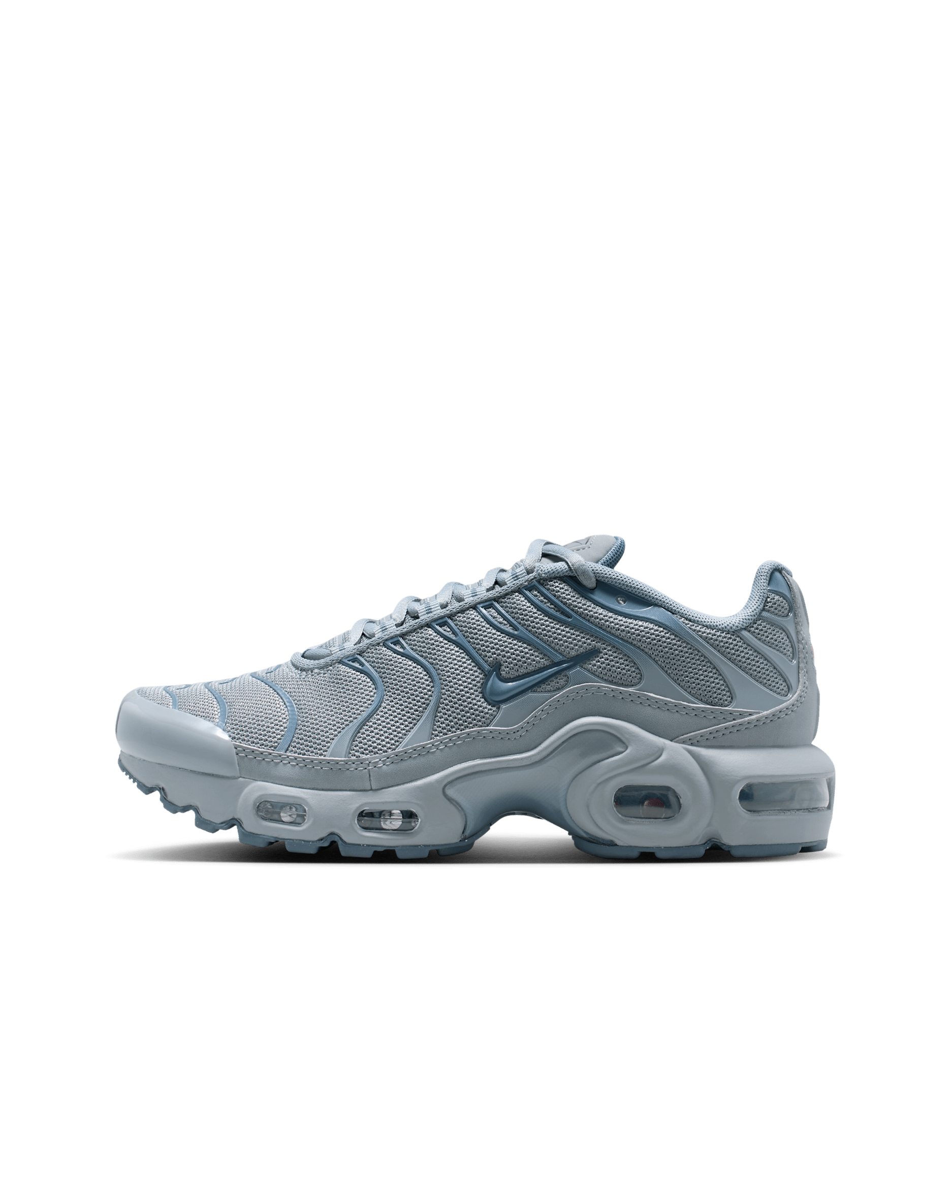 Nike Air Max Plus Big Kids' Shoes - Stealth/Monsoon Blue/Off Noir/Armory Blue