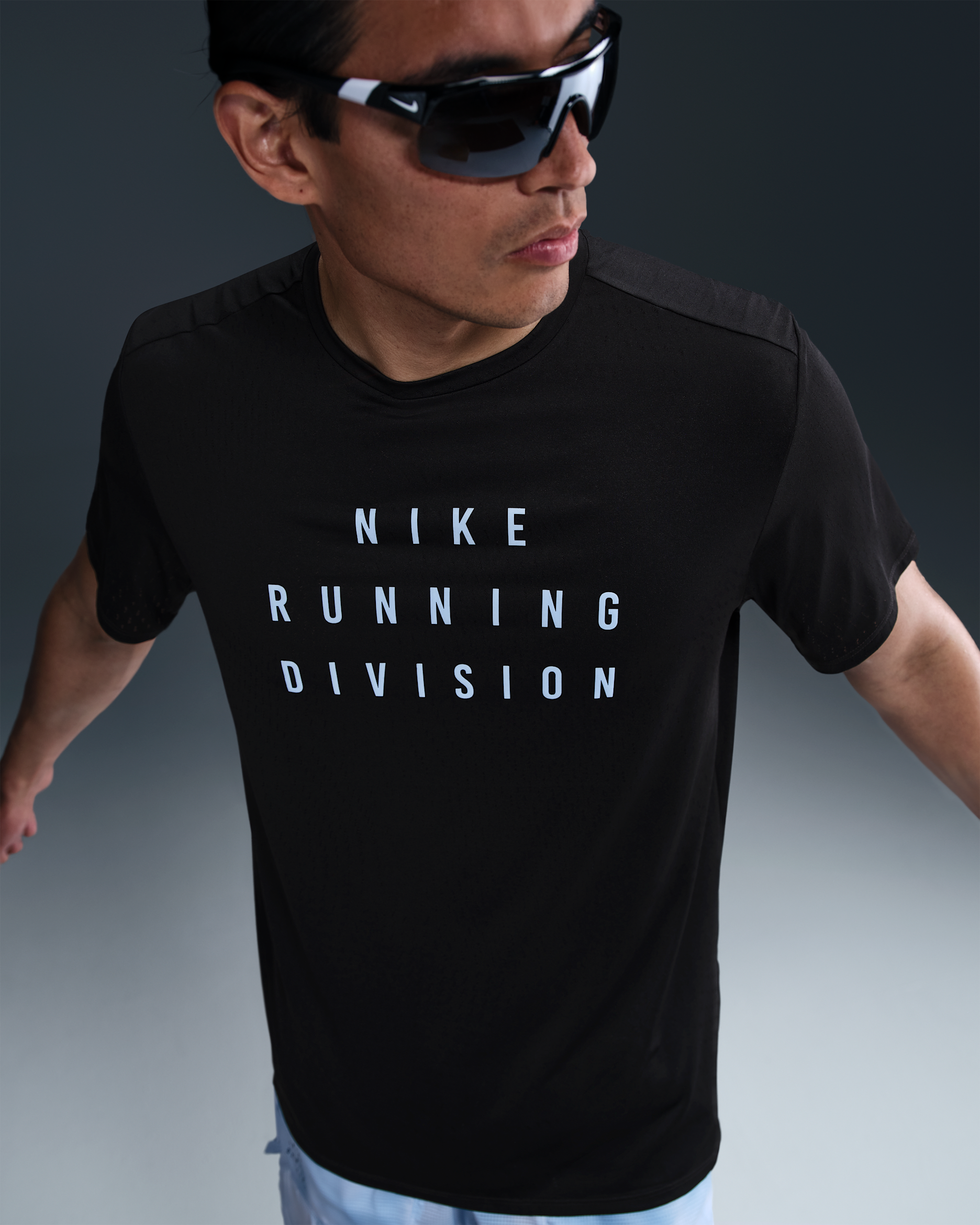 Playera de correr de manga corta Dri-FIT para hombre Nike Running