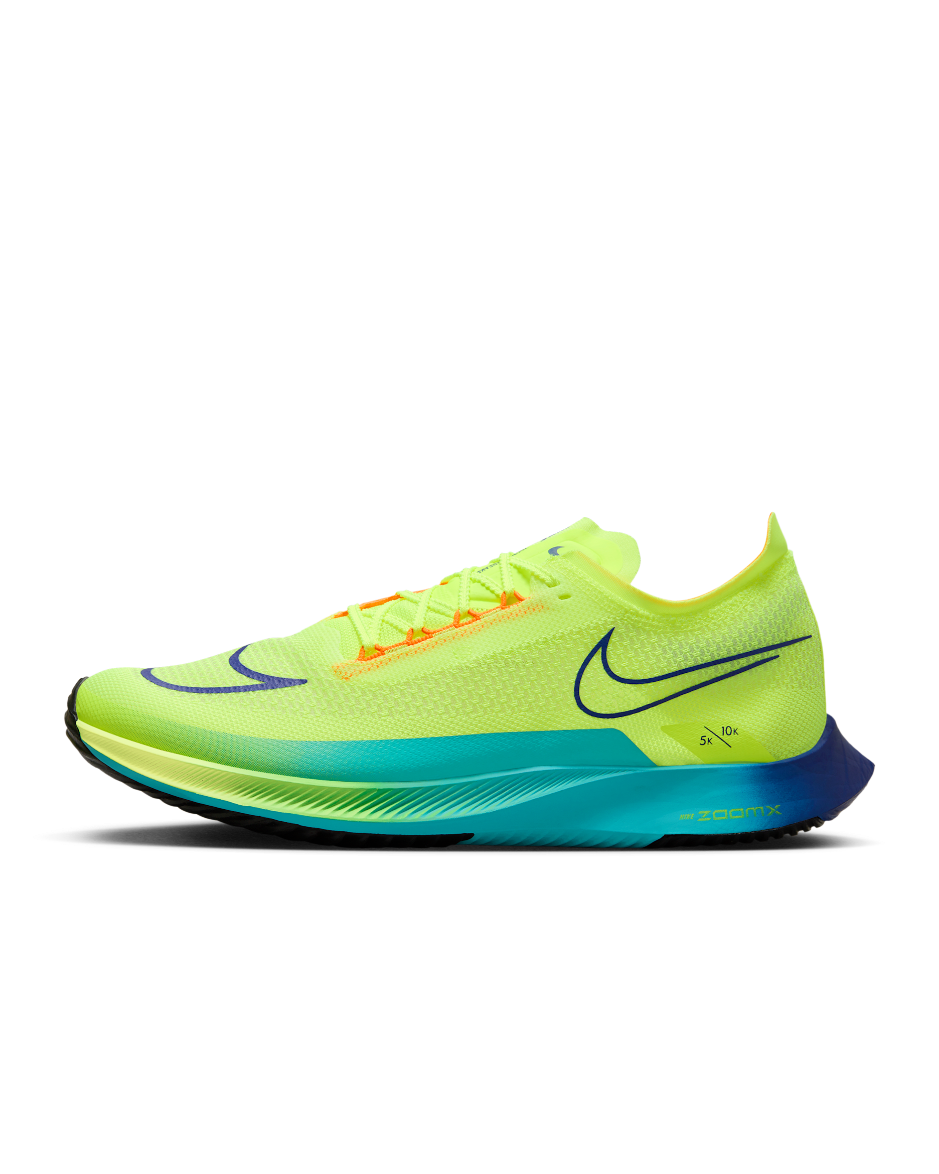 Nike Streakfly Road Racing Shoes - Volt/Bright Crimson/Volt/Black