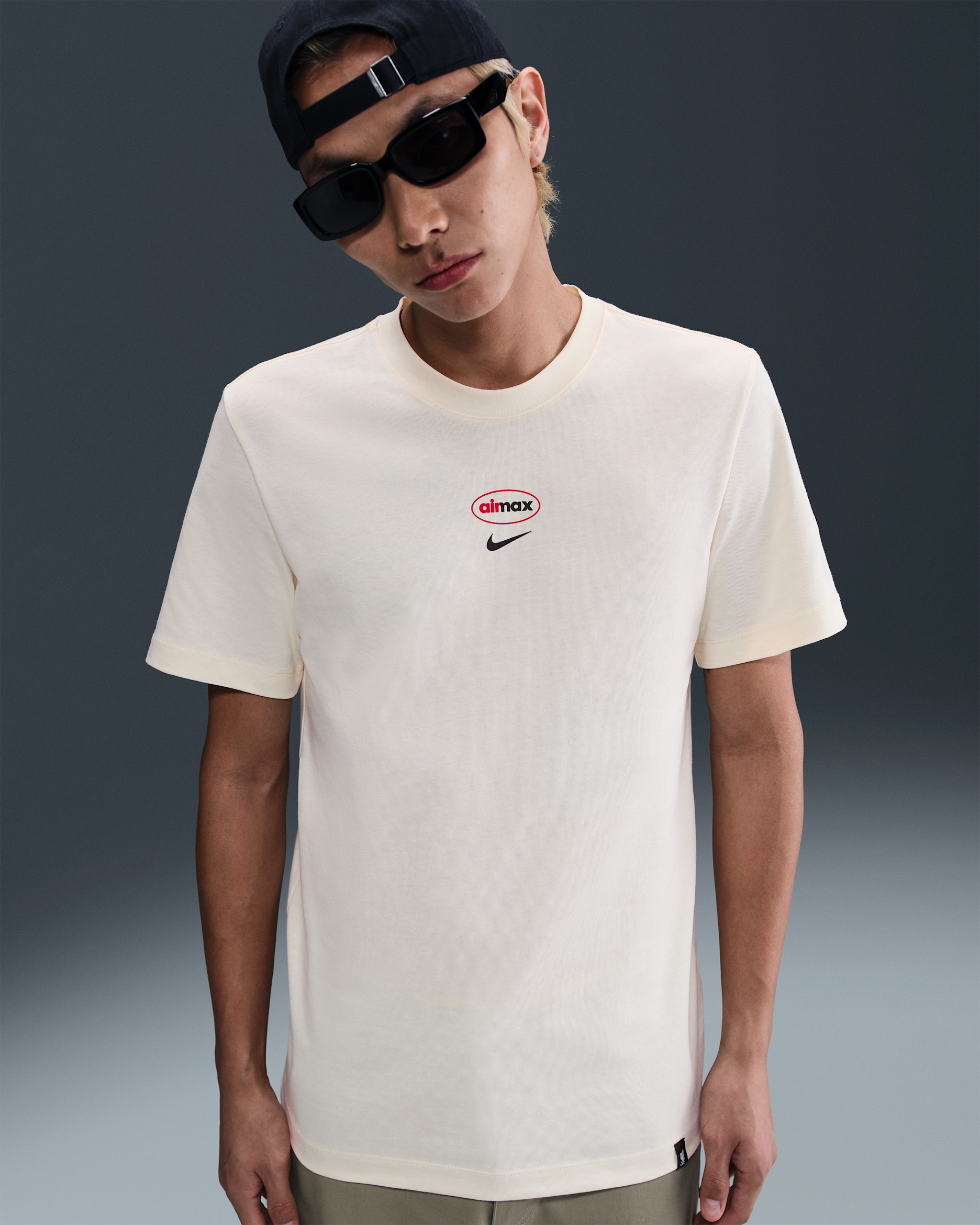 リバプール FC エア マックス メンズ ナイキ サッカー Tシャツ - ココナッツミルク