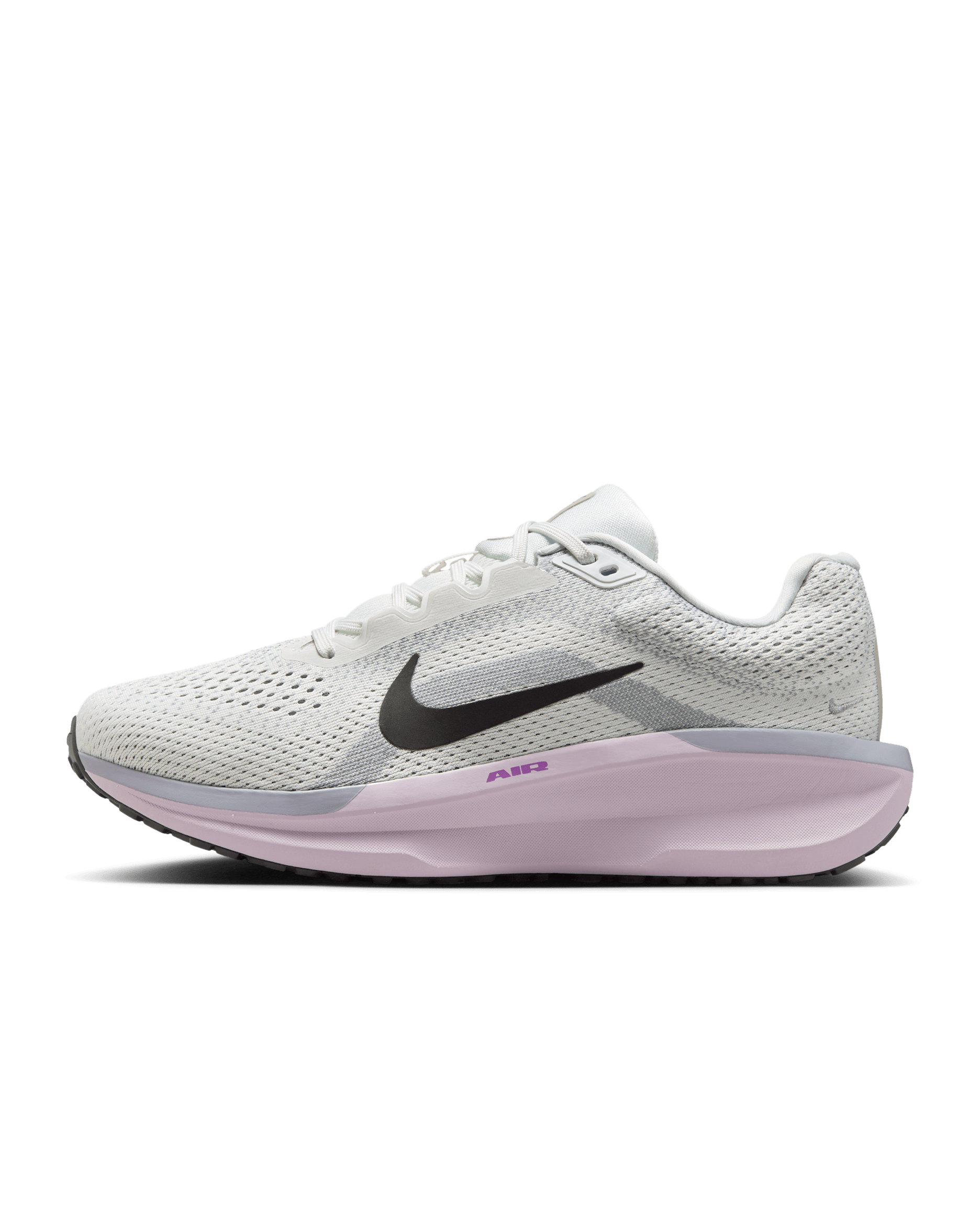 Nike Winflo 11 Women's Road Running Shoes - White/Cement Grey/Bold Berry/Black