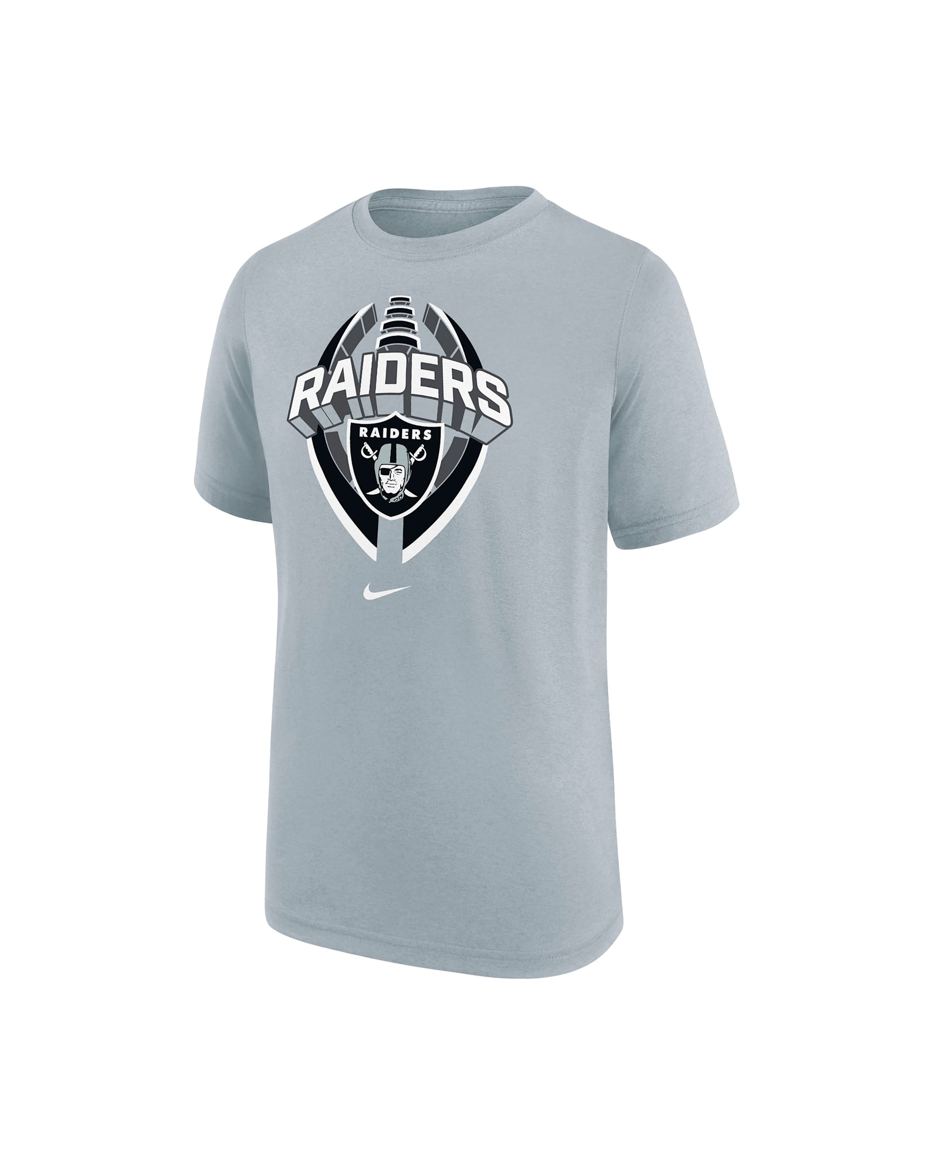 Las Vegas Raiders Legend Icon Big Kids’ Nike Dri-FIT NFL T-Shirt - Grey