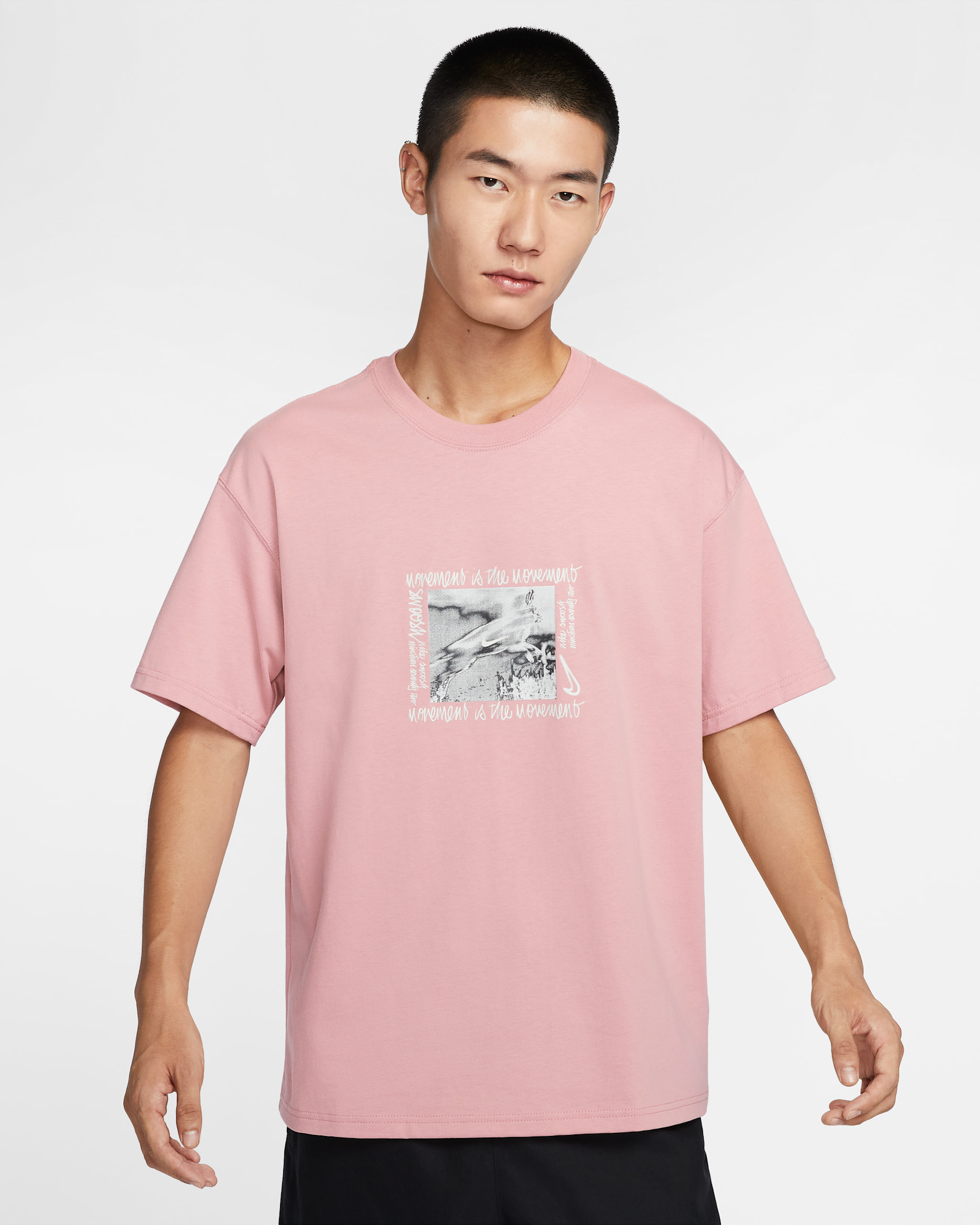 Nike Sportswear Men's T-Shirt - Rust Pink