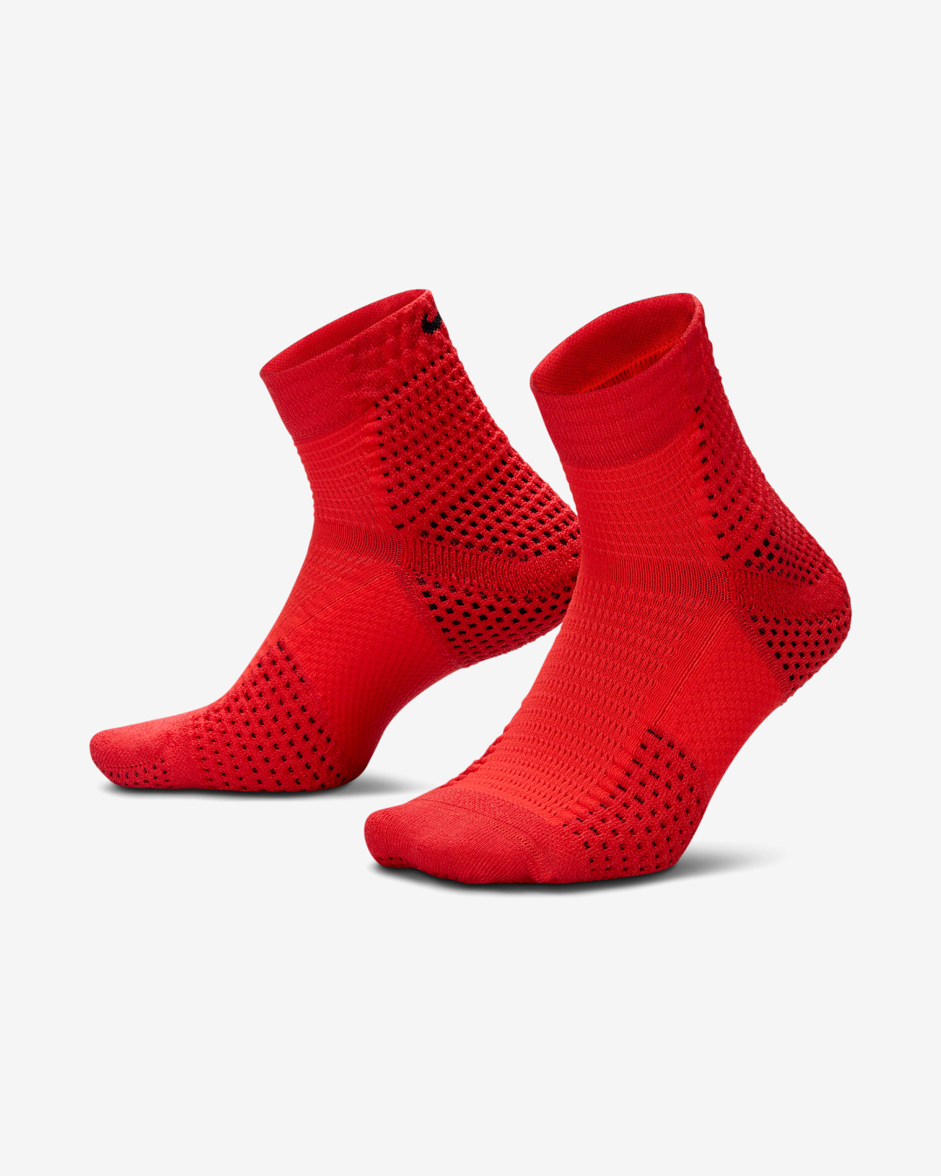 Nike Unicorn Dri-FIT ADV Cushioned Ankle Socks (1 Pair) - Light Crimson/Black/Black