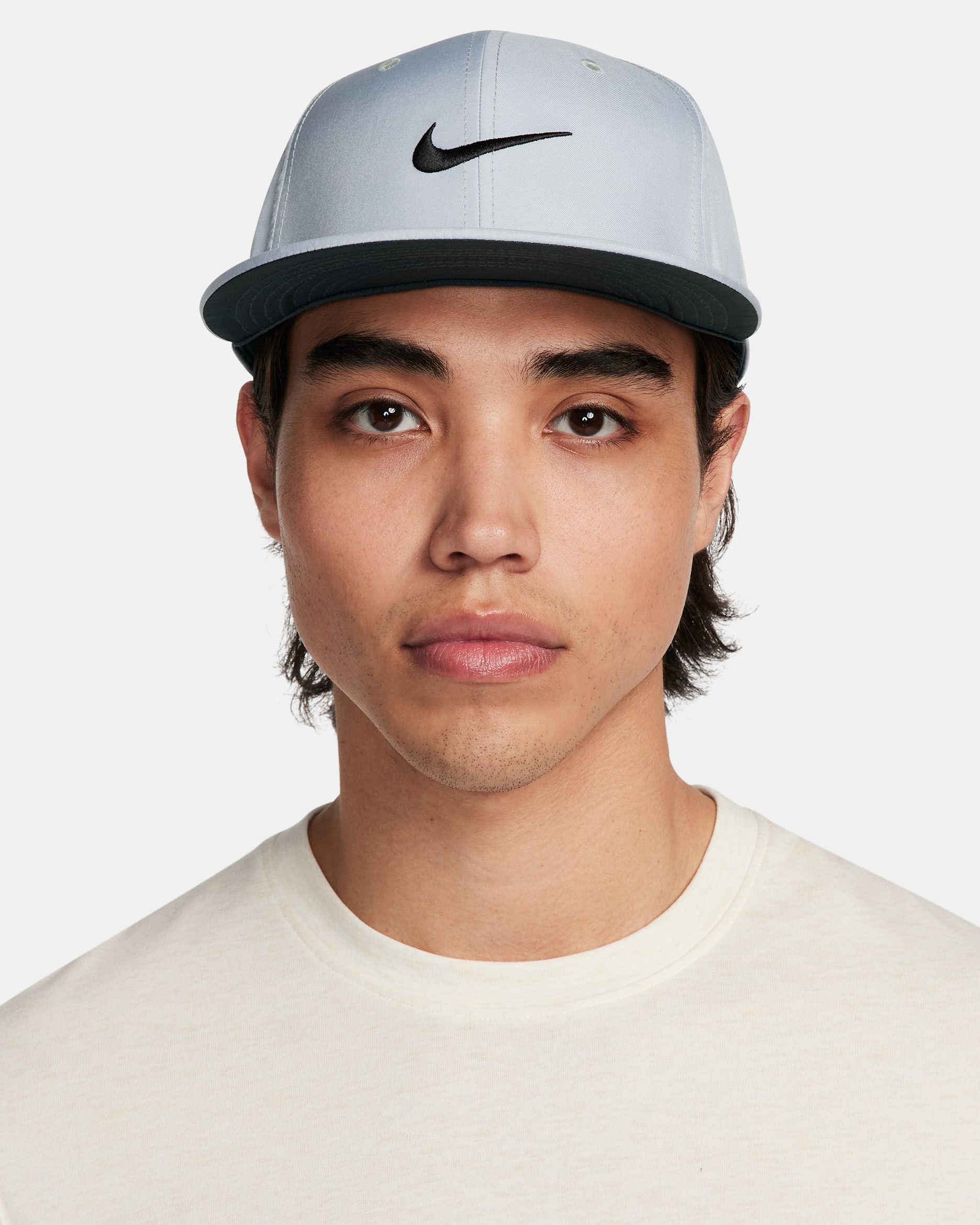 Nike Pro Structured Round Bill Cap - Wolf Grey/Anthracite/Black