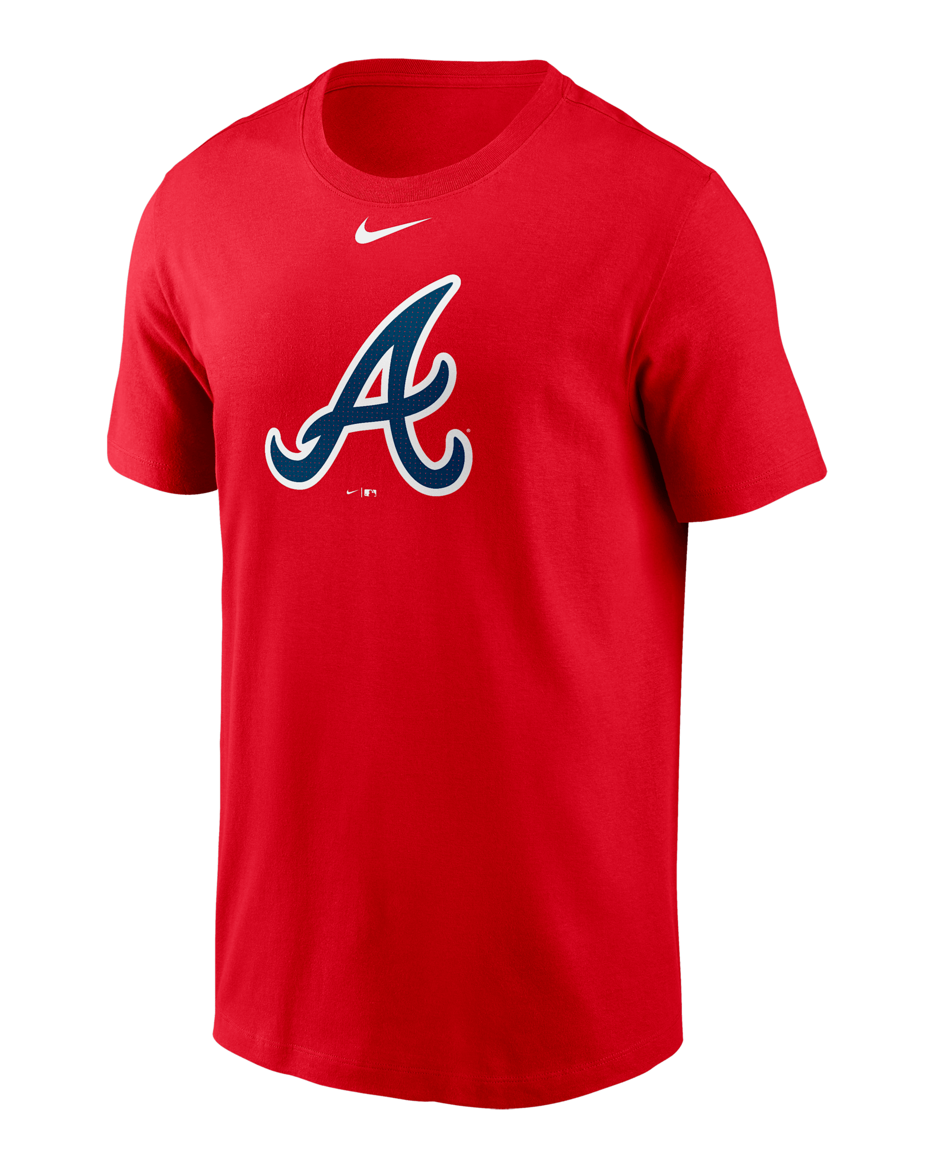 Atlanta Braves Fuse Large Logo Men's Nike MLB T-Shirt - Sport Red