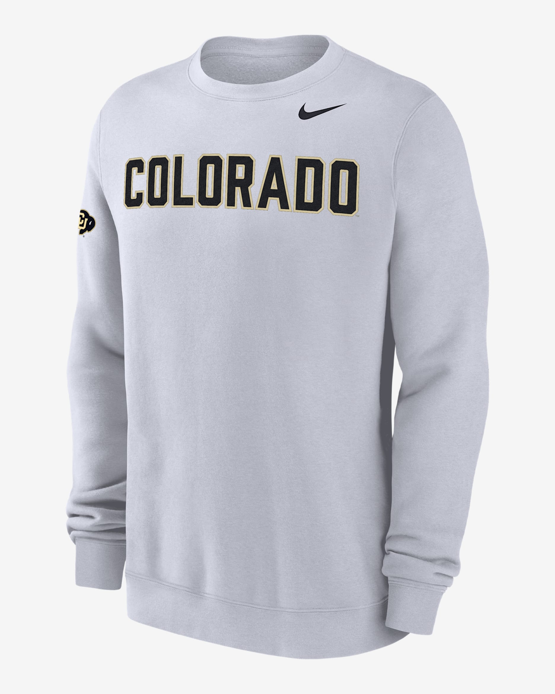 Colorado Club Fleece Men's Nike College Crew-Neck Sweatshirt - White