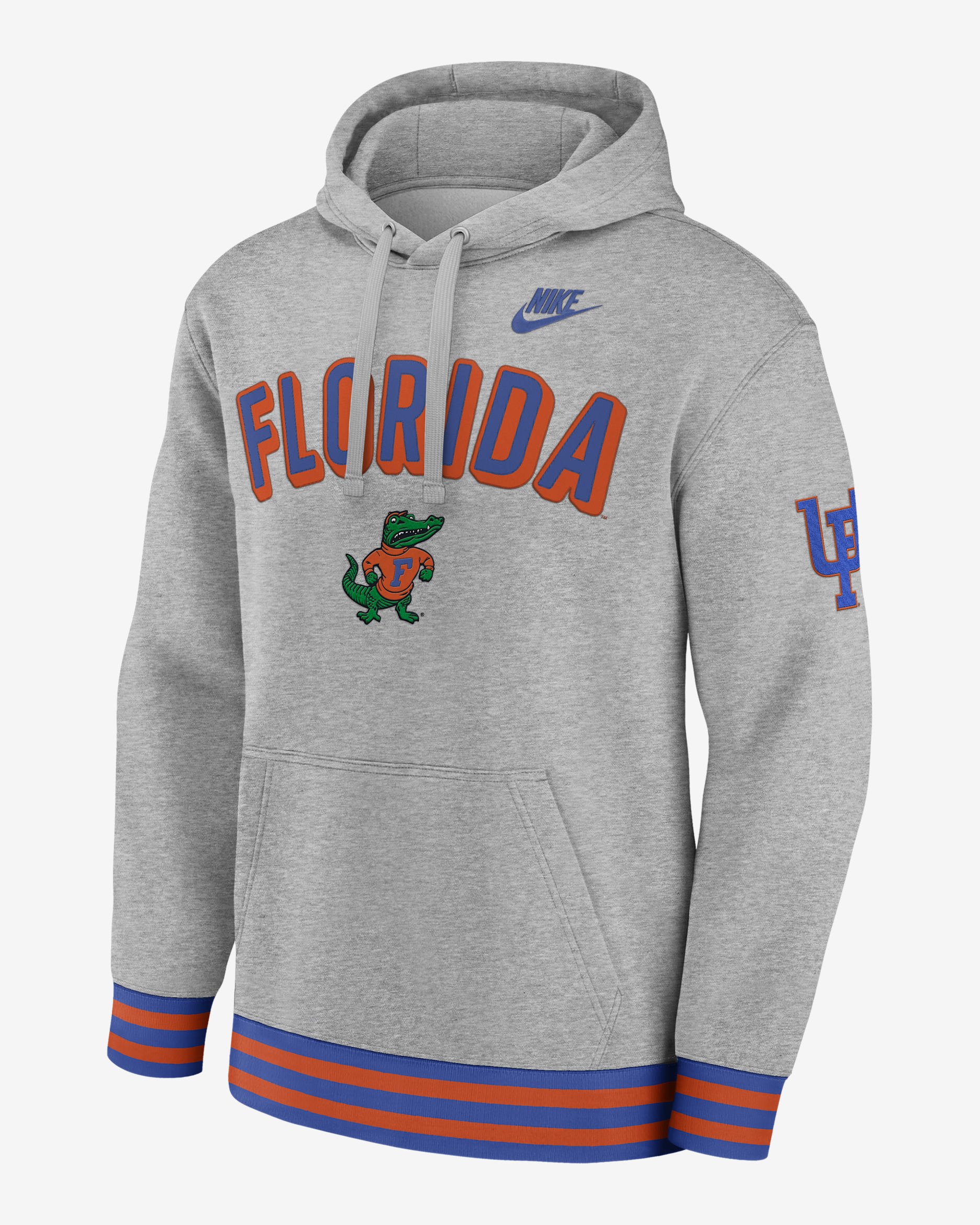 Florida Legacy Retro Men’s Nike College Pullover Hoodie - Grey