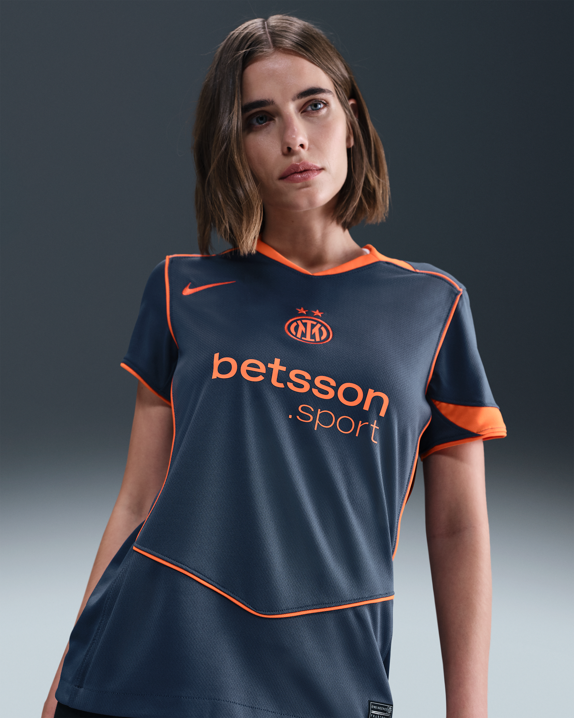Maillot de foot Replica Nike Dri-FIT Total 90 Inter Milan 2025/26 Stadium 3e tenue pour femme - Thunder Blue/Safety Orange/Safety Orange