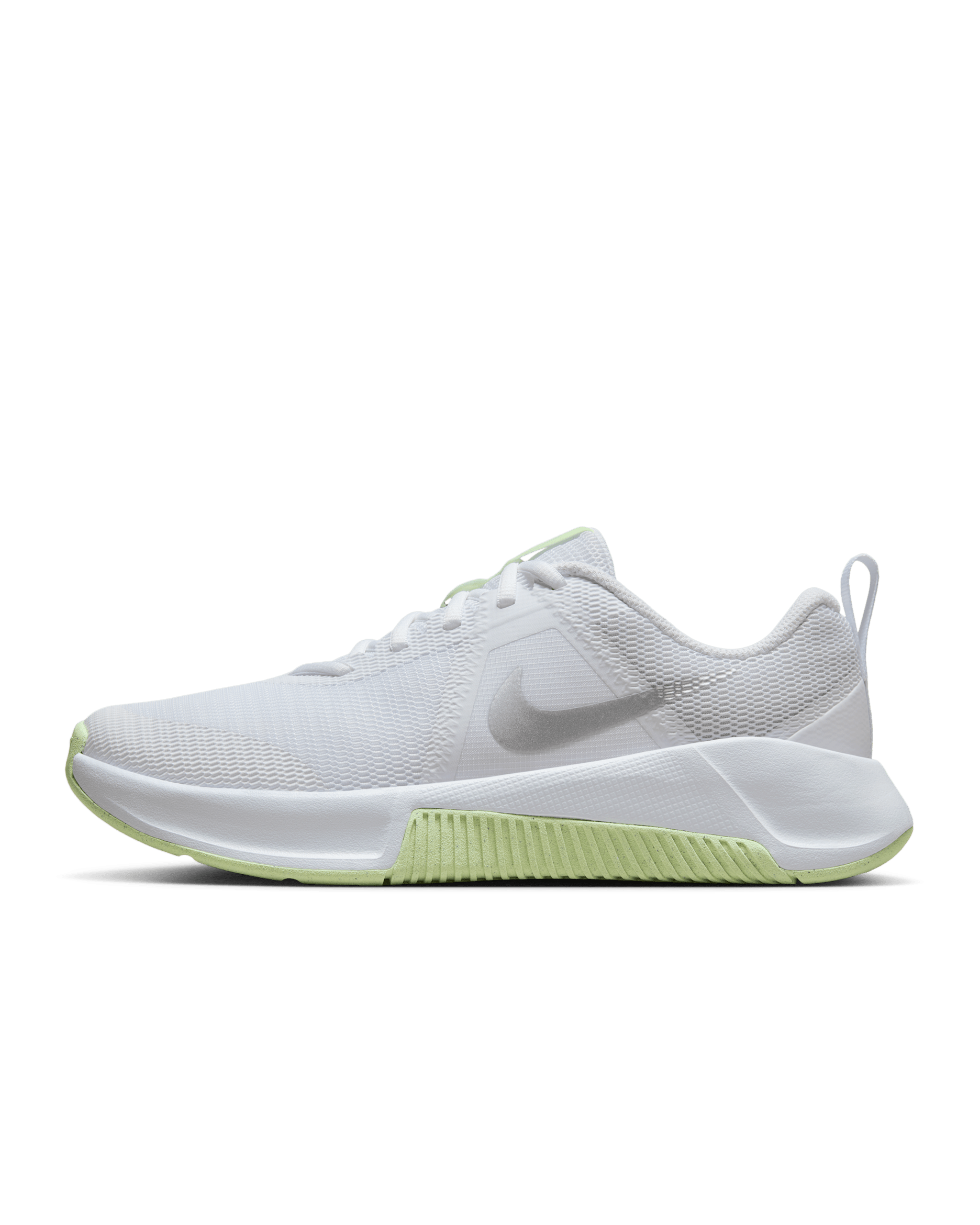 Nike MC Trainer 3 女款健身訓練鞋 - 白色/Barely Volt/Metallic Silver