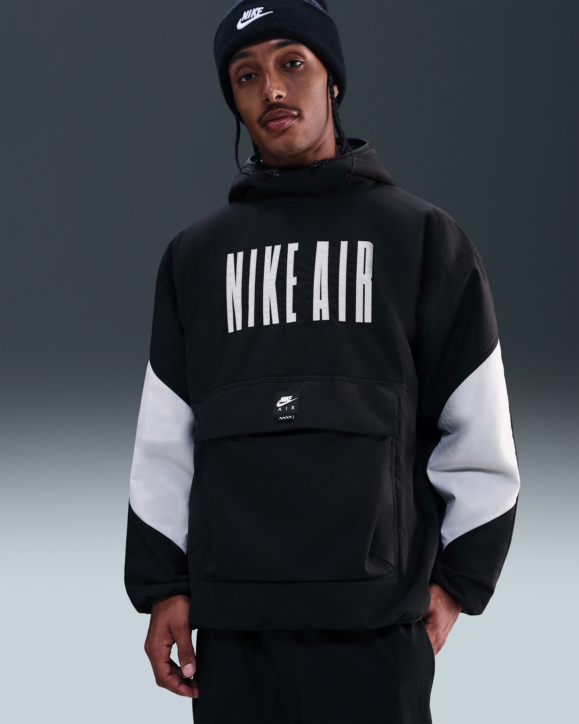 Nike Air Men's Loose Insulated Jacket - Black/White